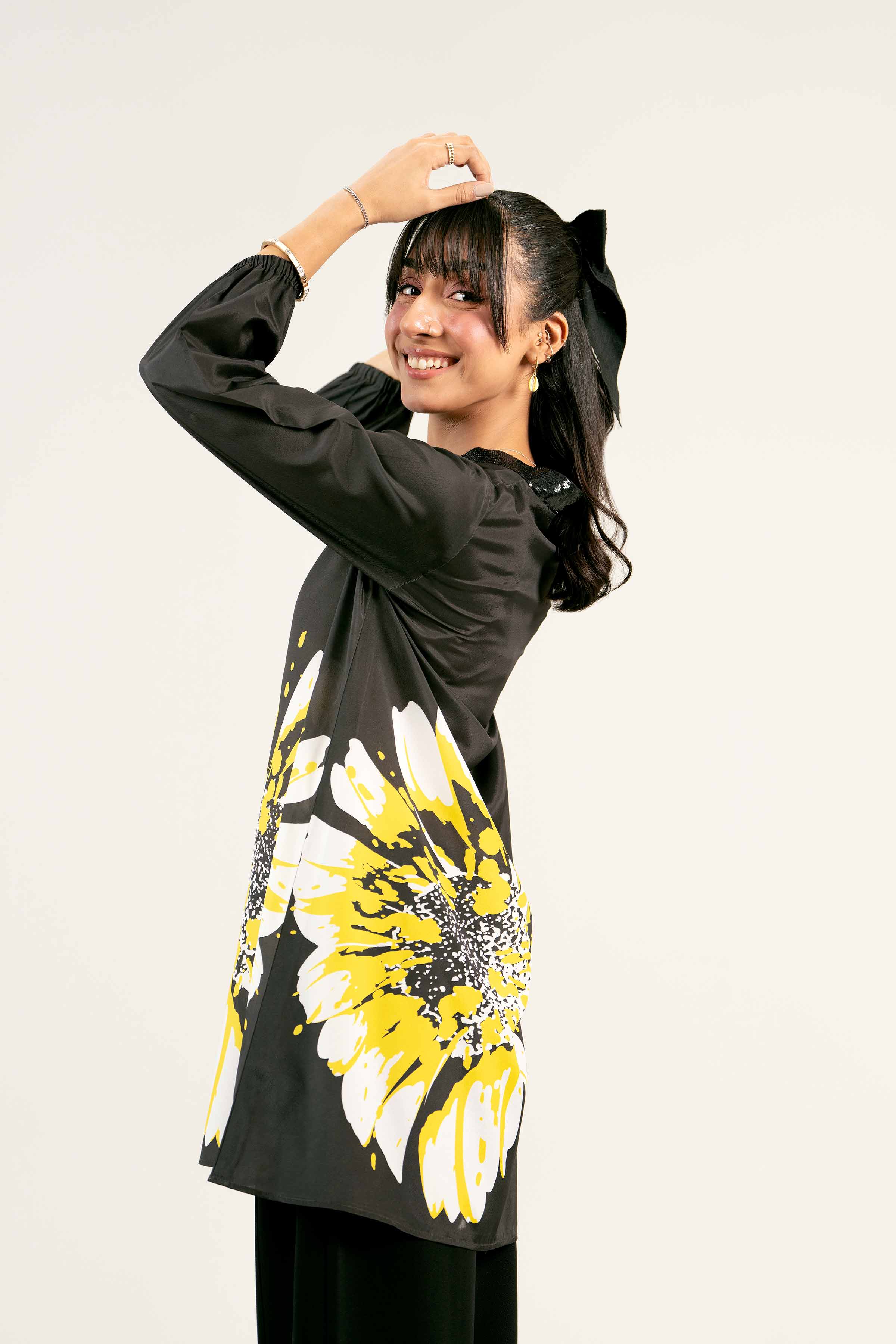 Printed Embroidered Tunic - AS25-30 - Image 6