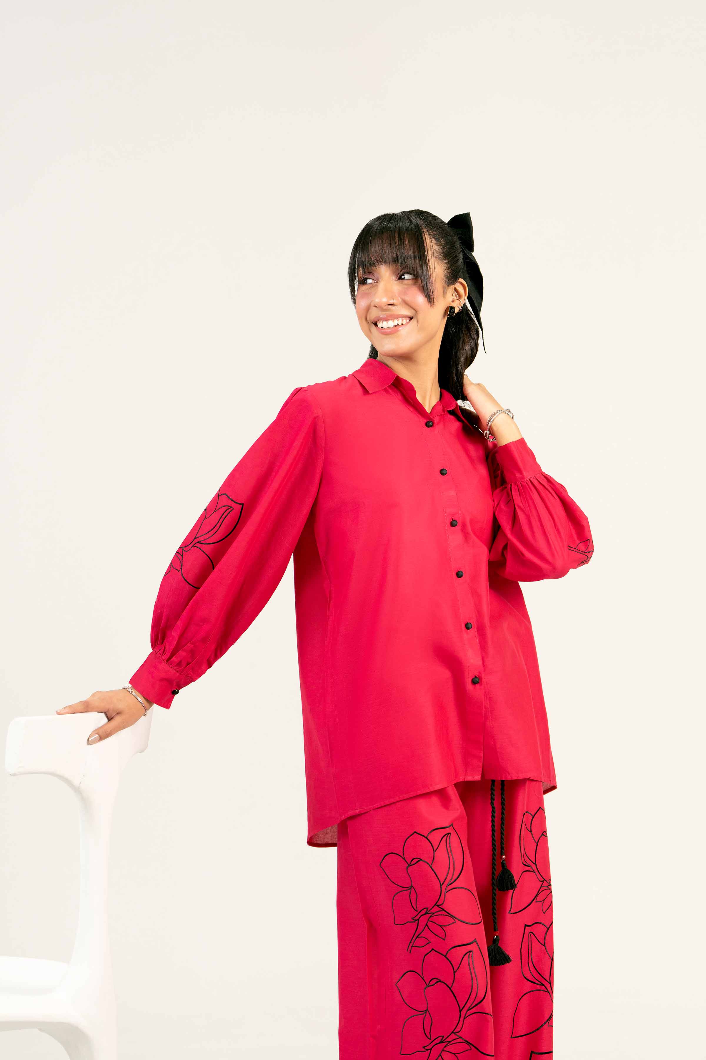 2 Piece - Embroidered Suit - AS25-32 - Image 7