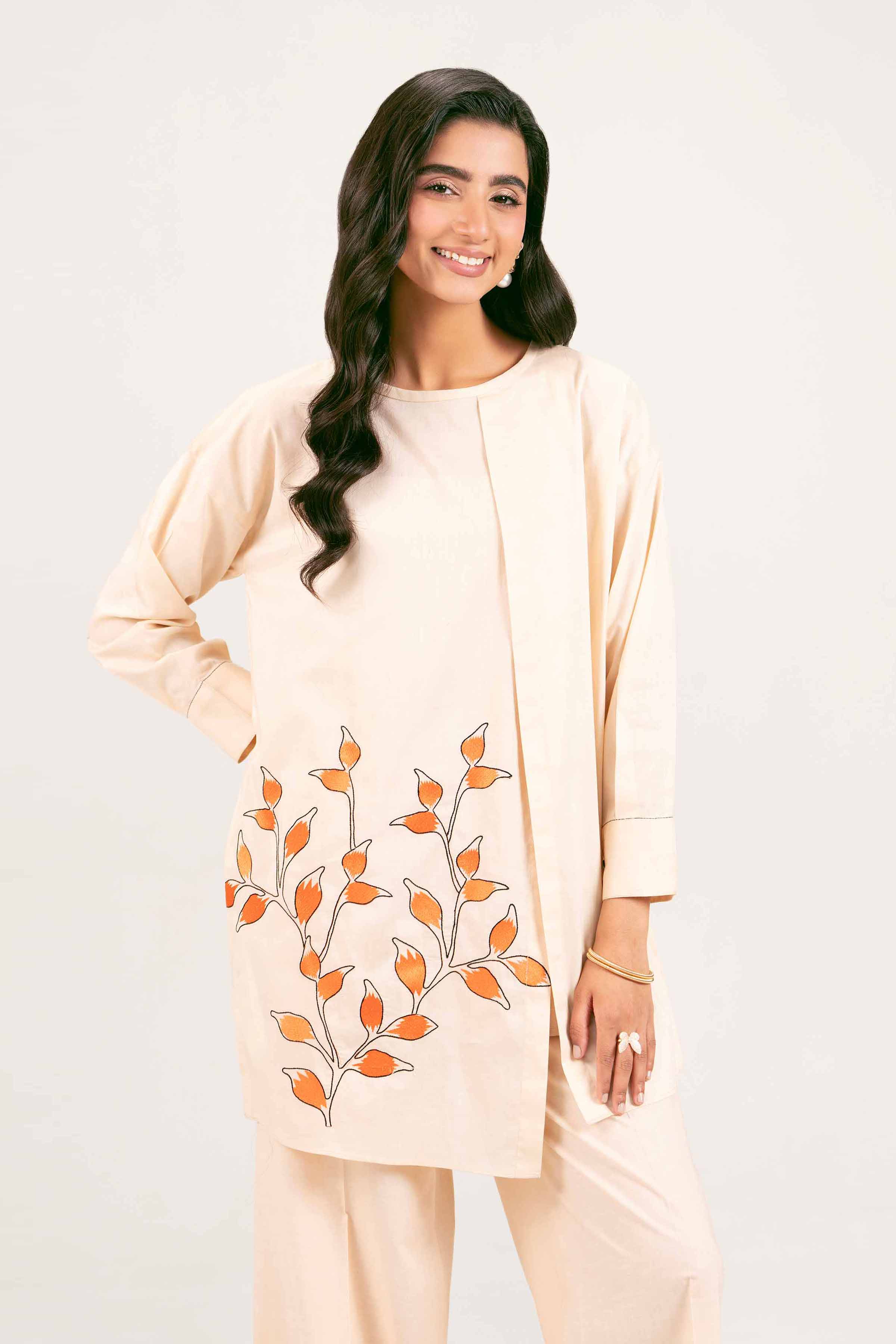 2 Piece - Embroidered Suit - AS25-40 - Image 2