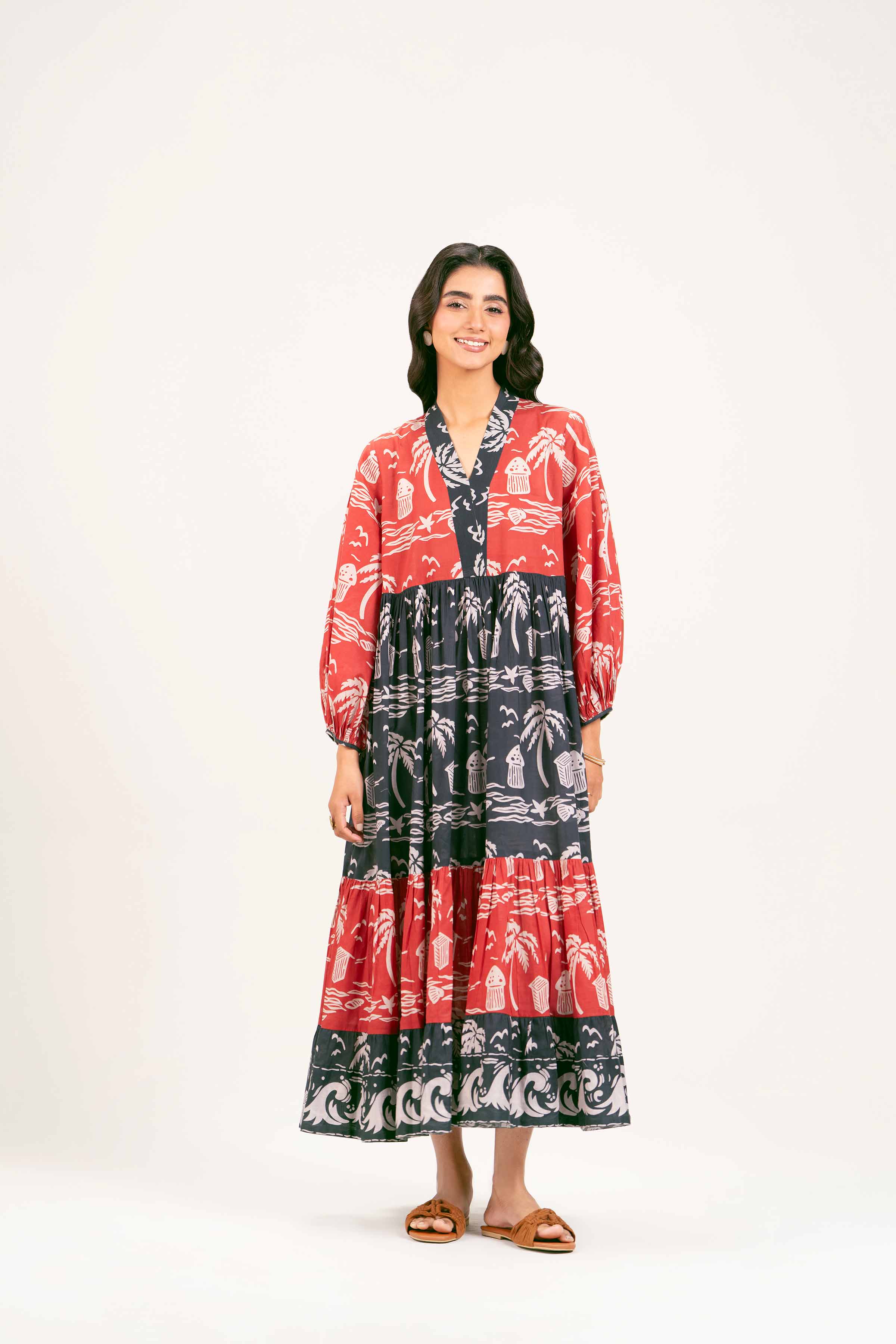 Printed Dress - AS25-43 - Image 4