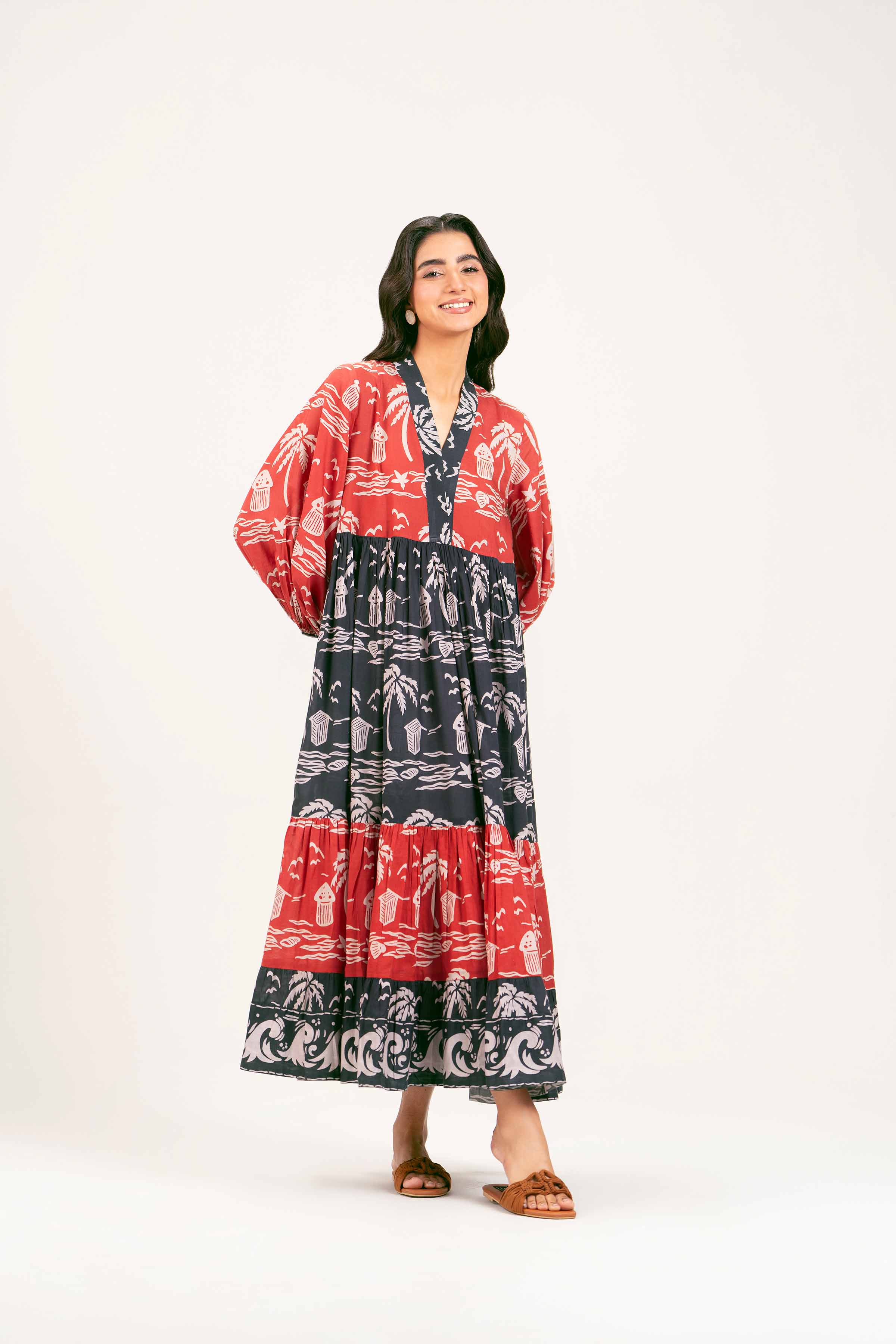 Printed Dress - AS25-43 - Image 5