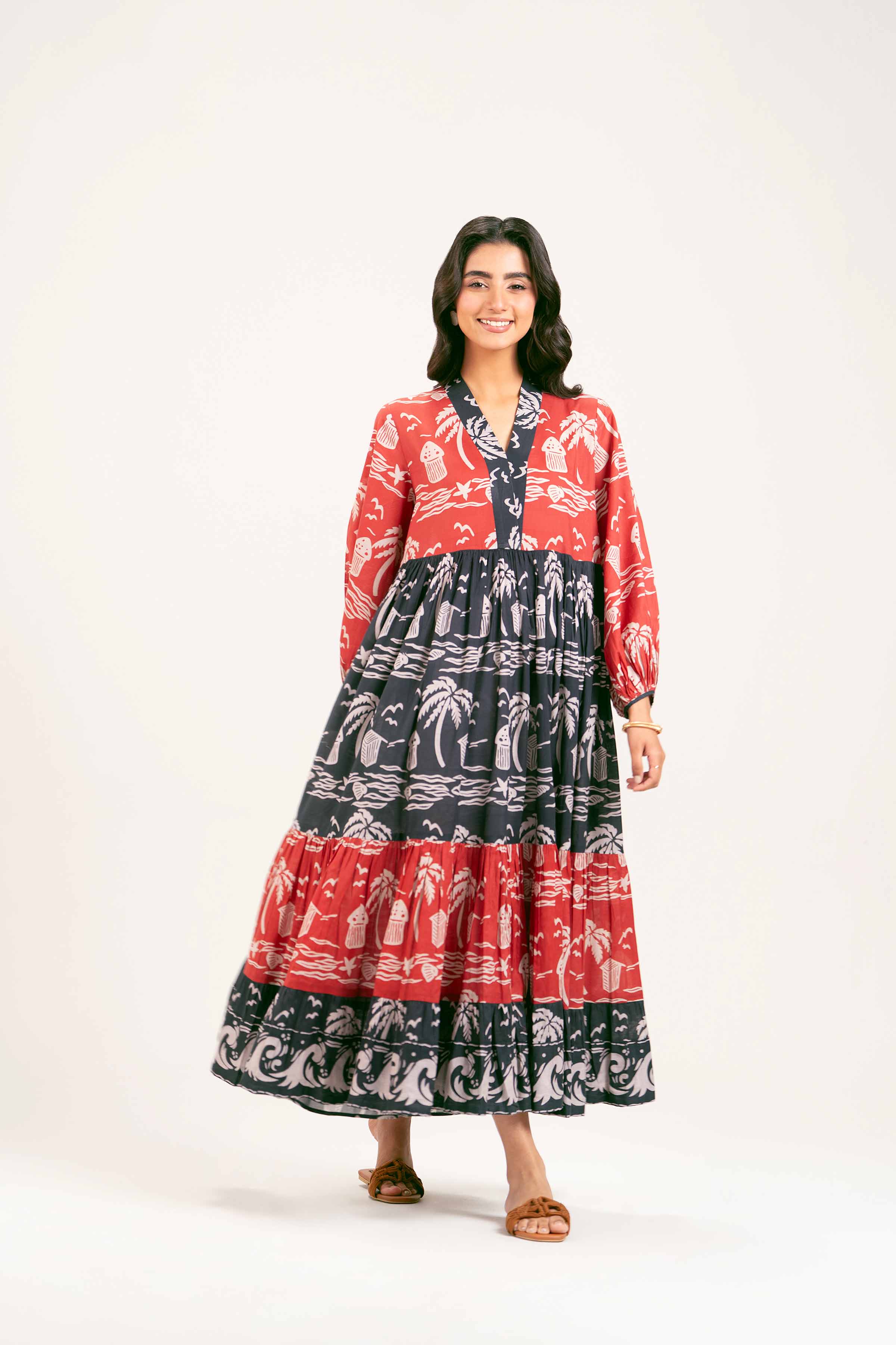 Printed Dress - AS25-43 - Image 6