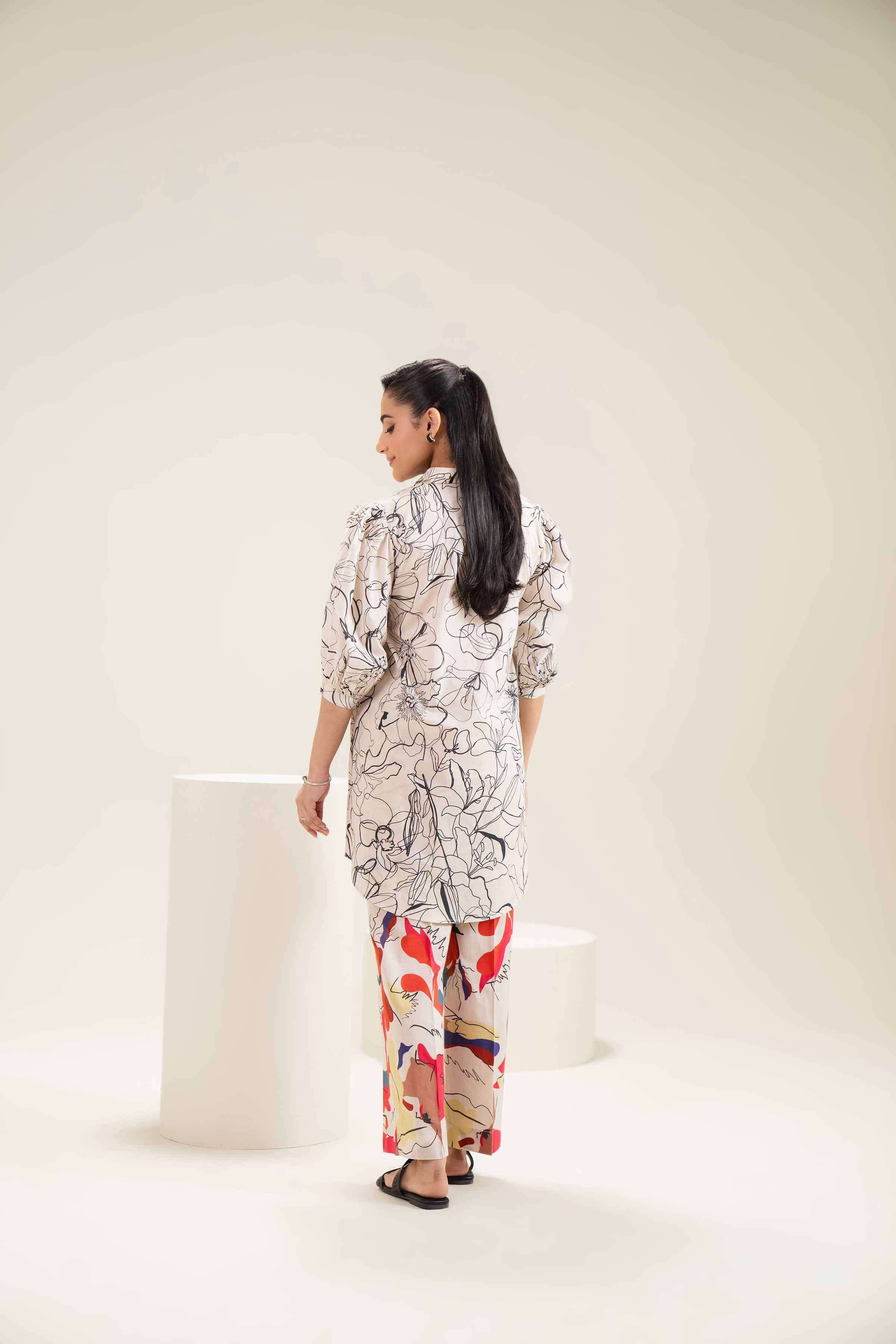 2 Piece - Printed Suit - AS25-55 - Image 4