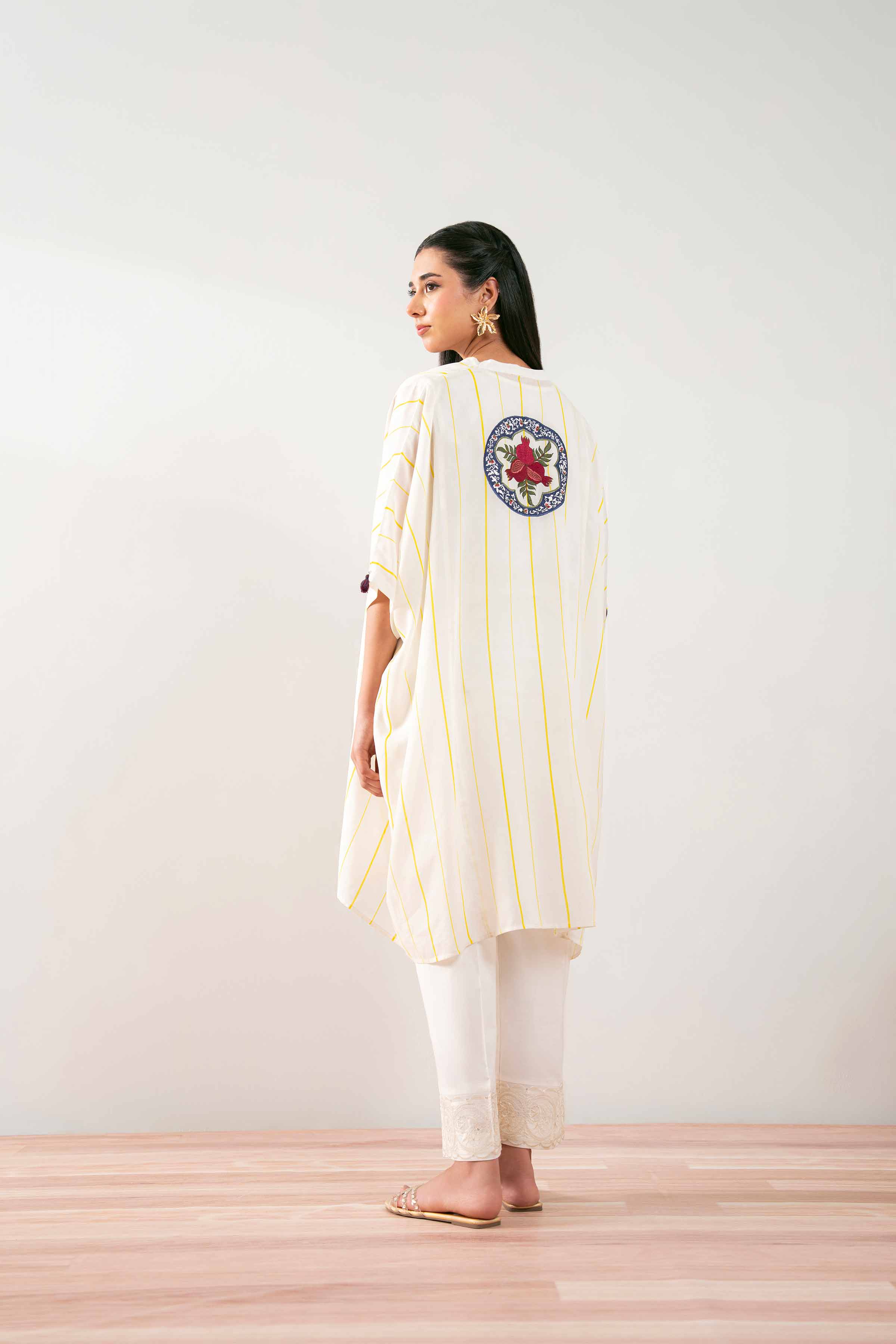 Printed Embroidered Tunic - AS25-97 - Image 3