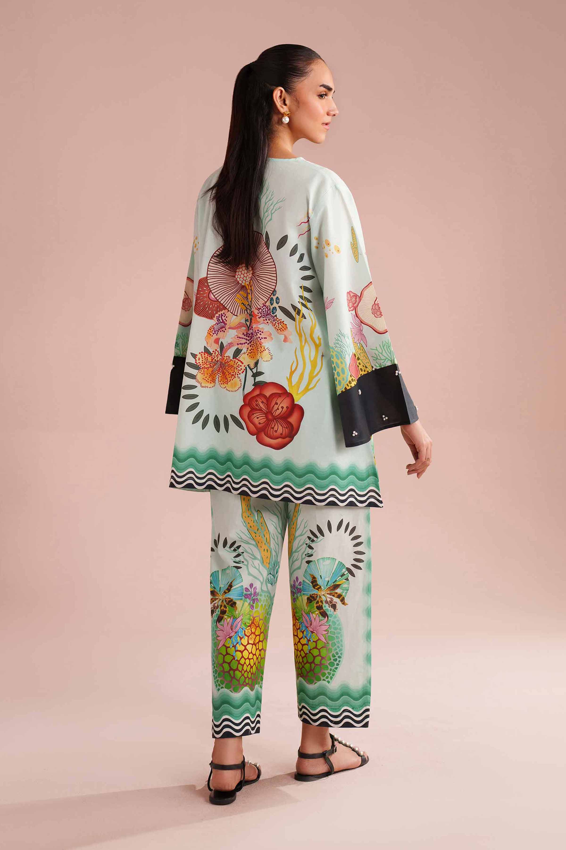 2 Piece - Printed Suit - AS26-02 - Image 3