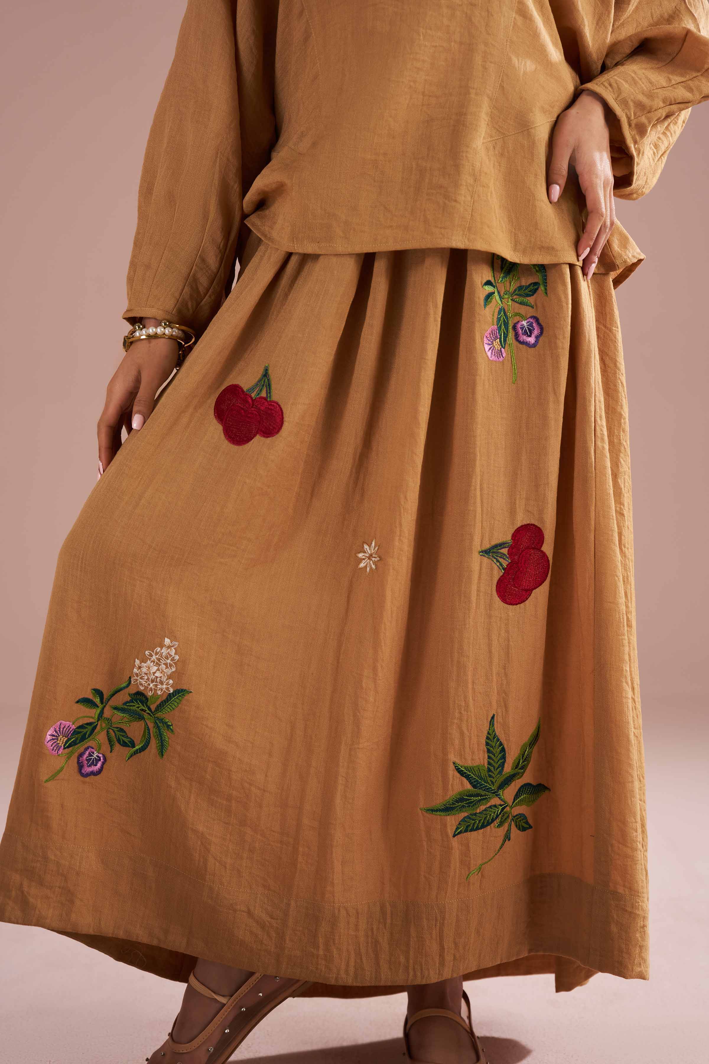 2 Piece - Embroidered Suit - AS26-07 - Image 5