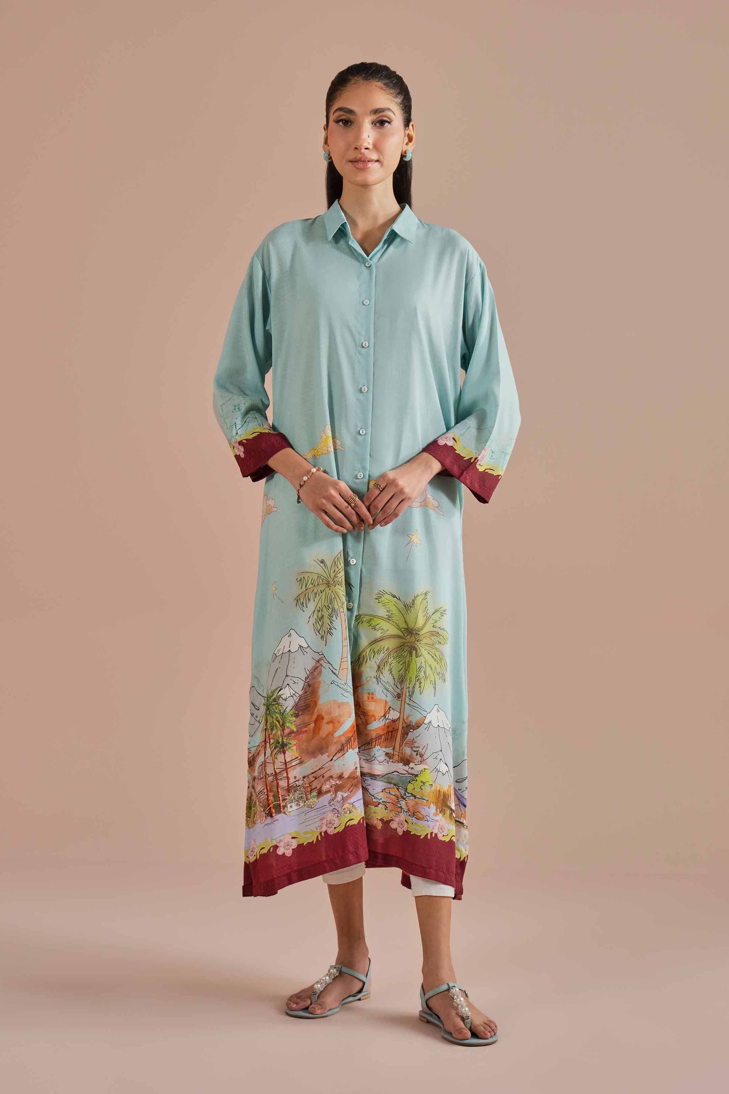 Printed Dress - AS26-14 - Image 6