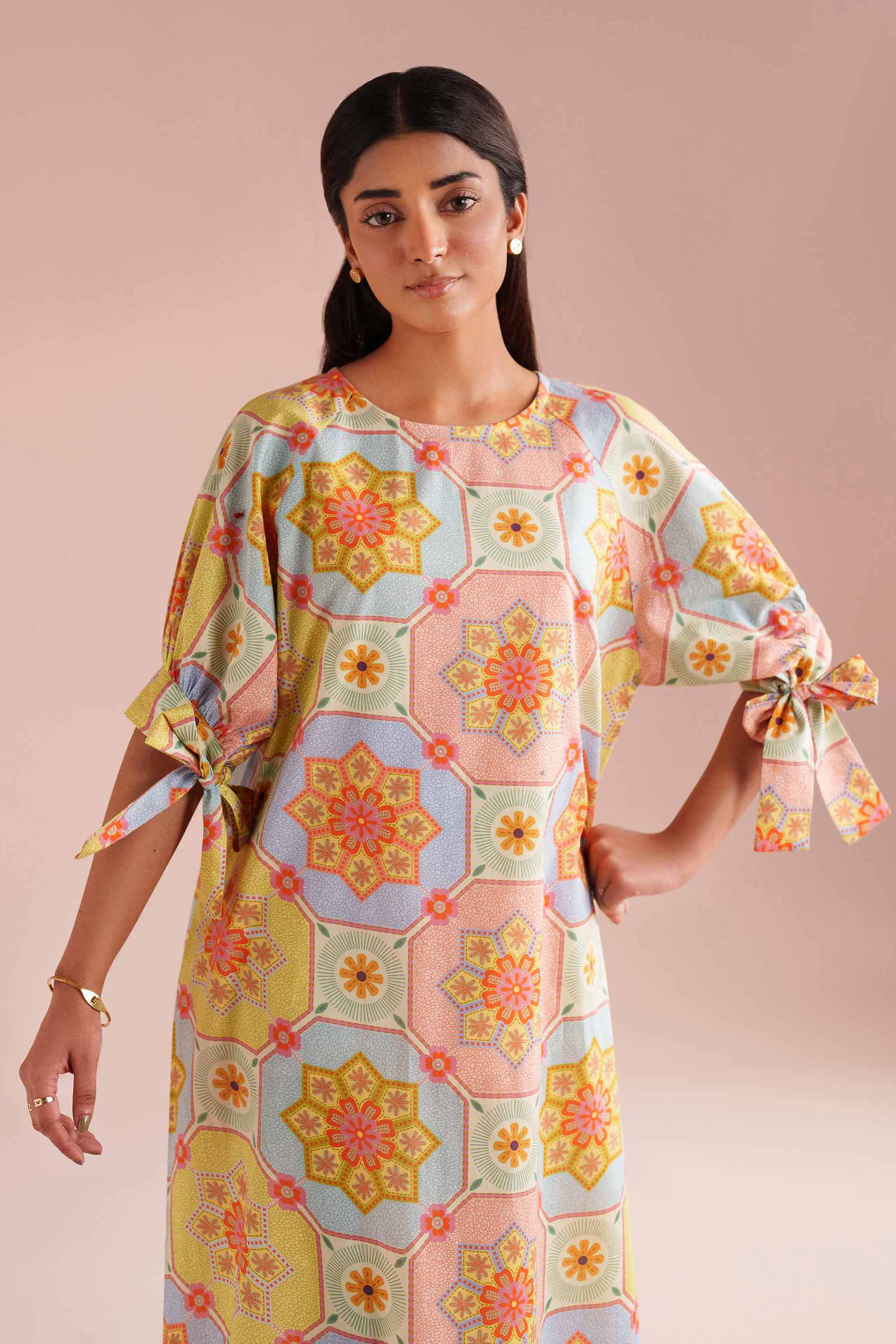 Printed Dress - AS26-19 - Image 5