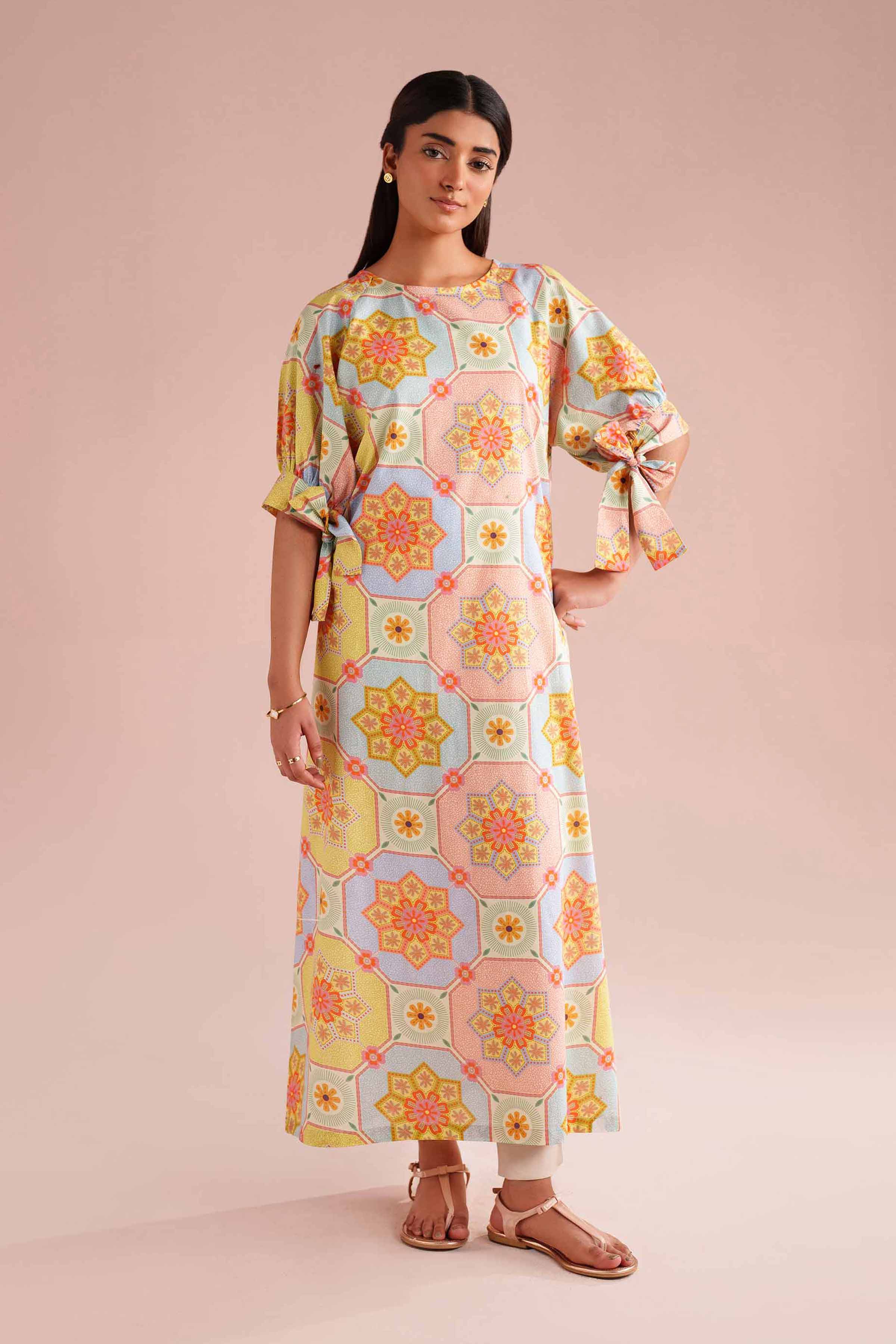 Printed Dress - AS26-19 - Image 6