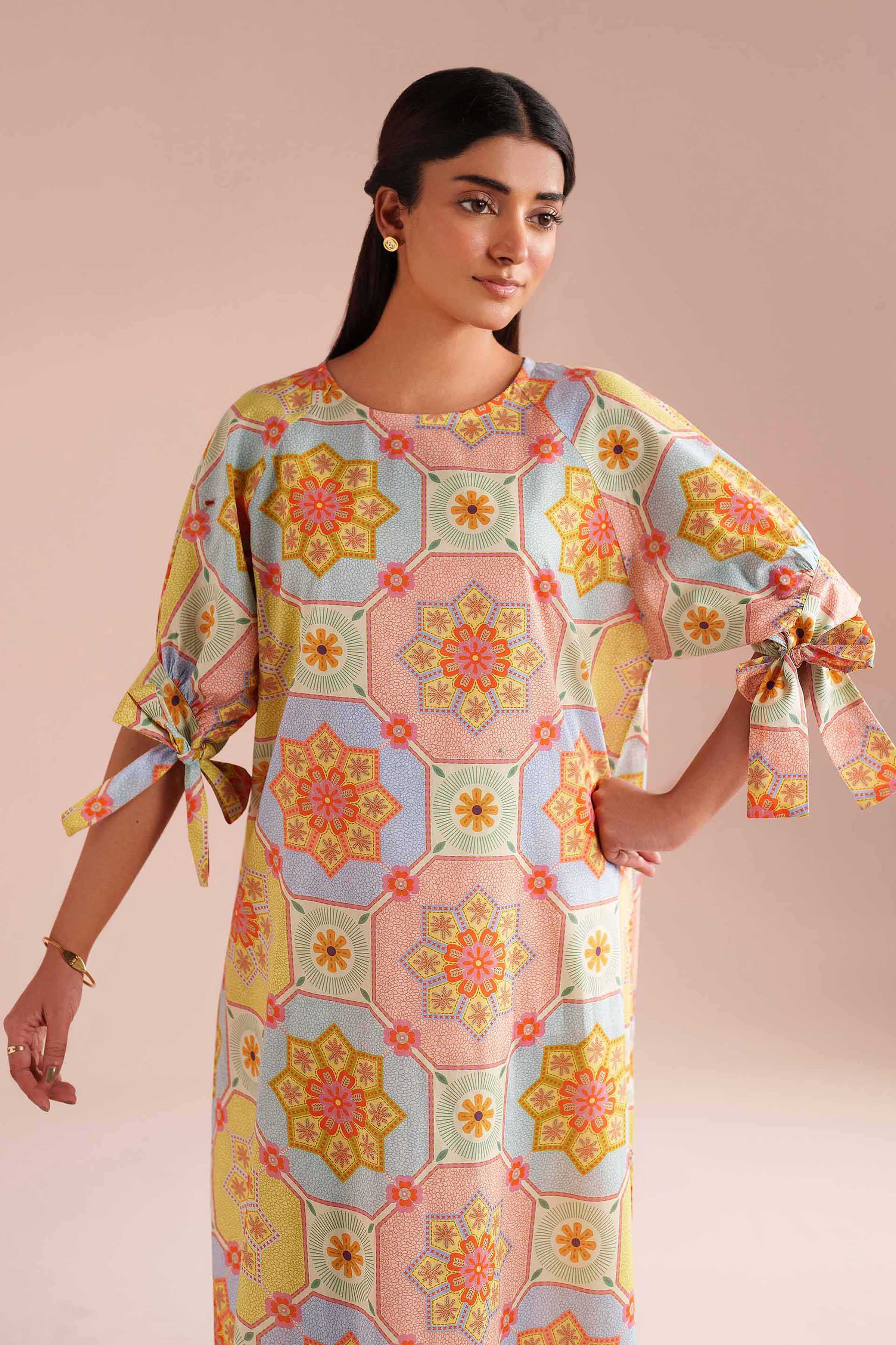 Printed Dress - AS26-19 - Image 7
