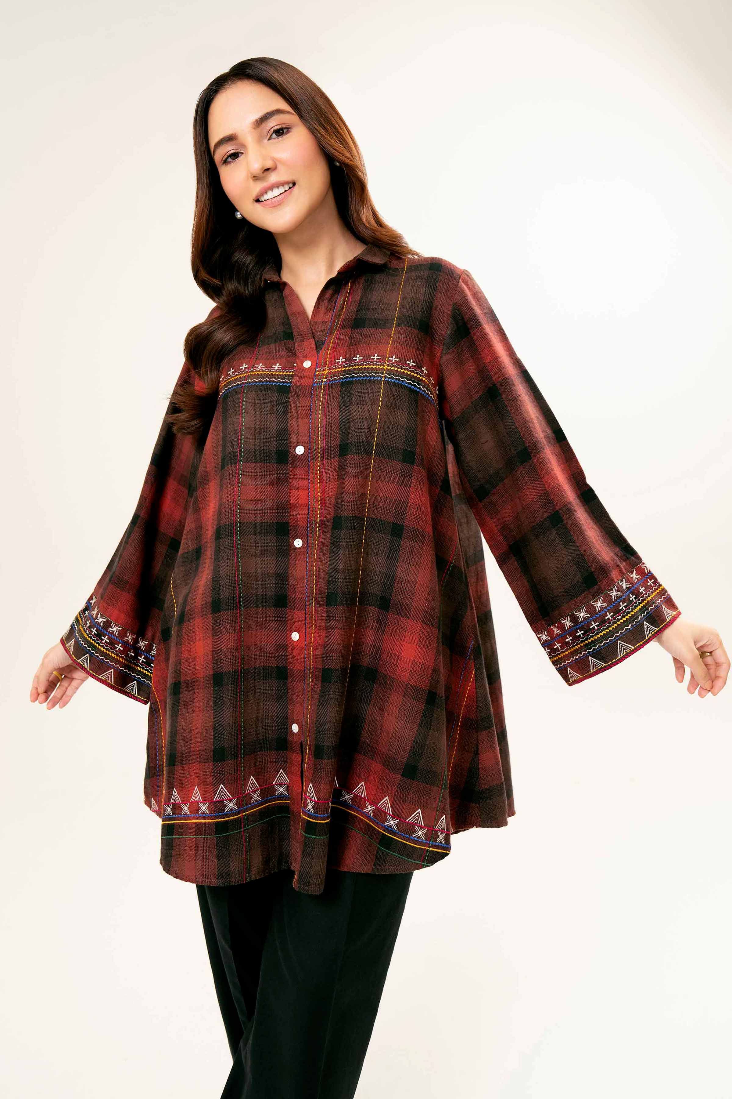 Printed Embroidered Tunic - AW24-42 - Image 2