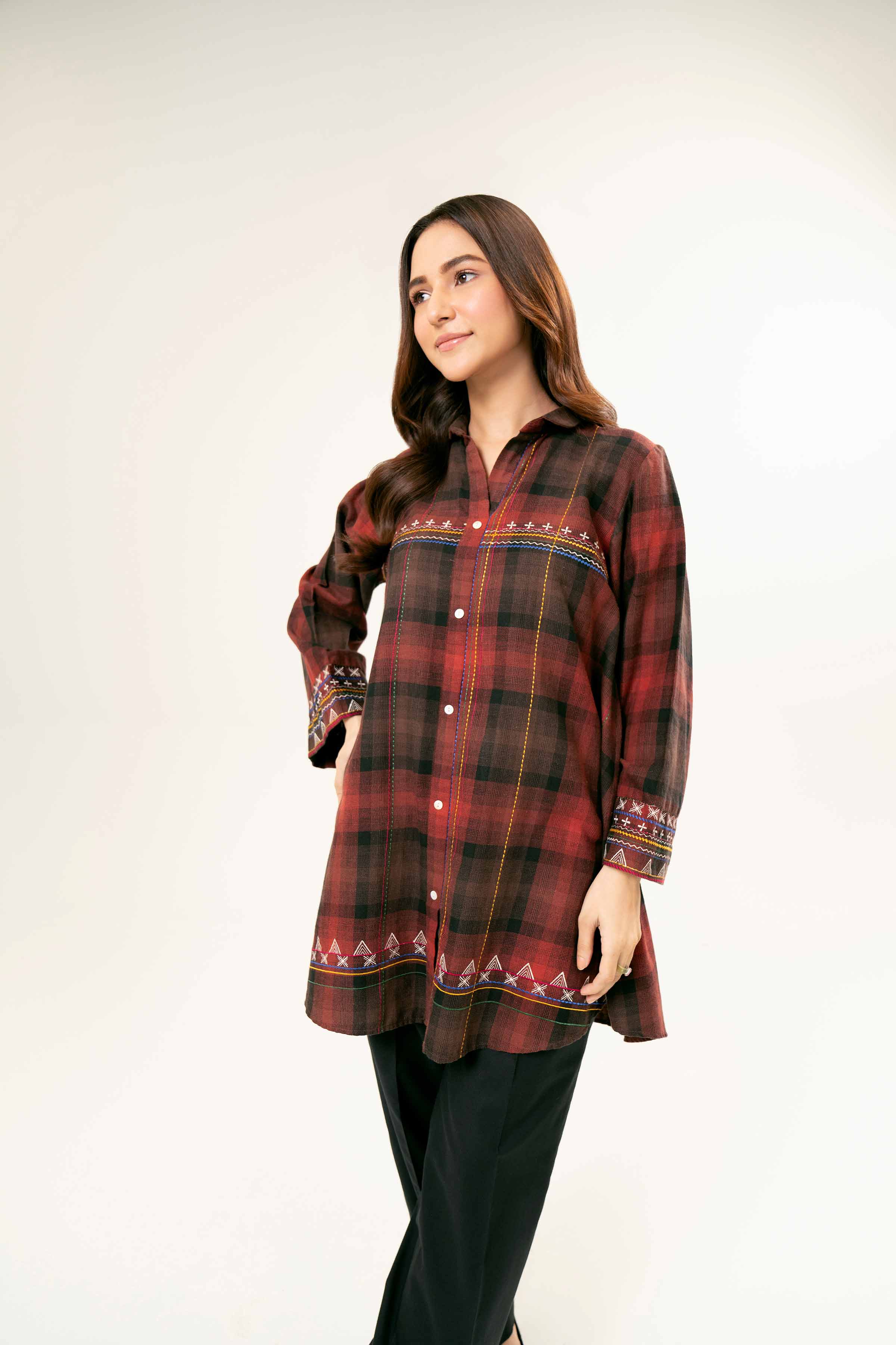 Printed Embroidered Tunic - AW24-42 - Image 7