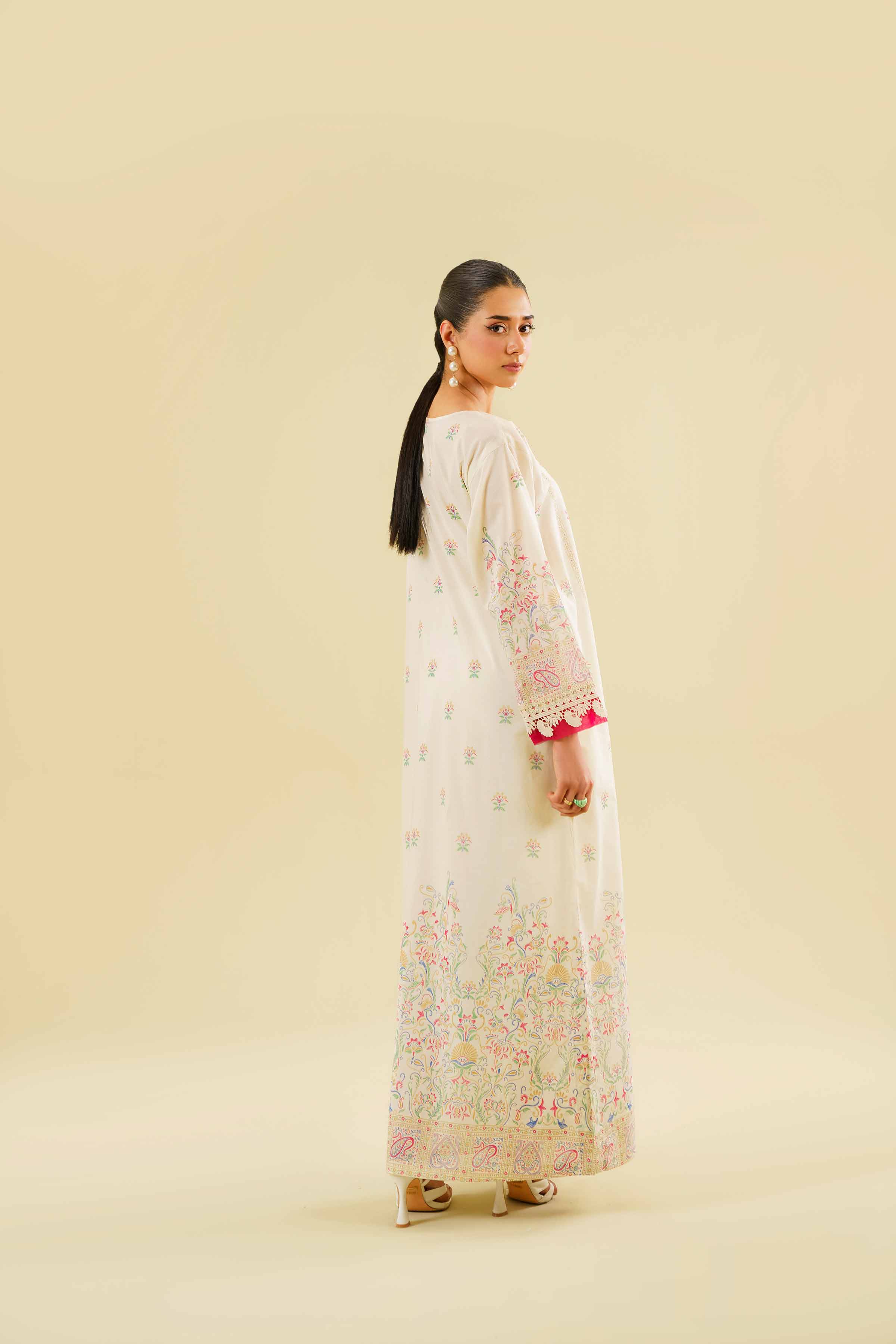 Printed Long Dress - FE24-58 - Image 3