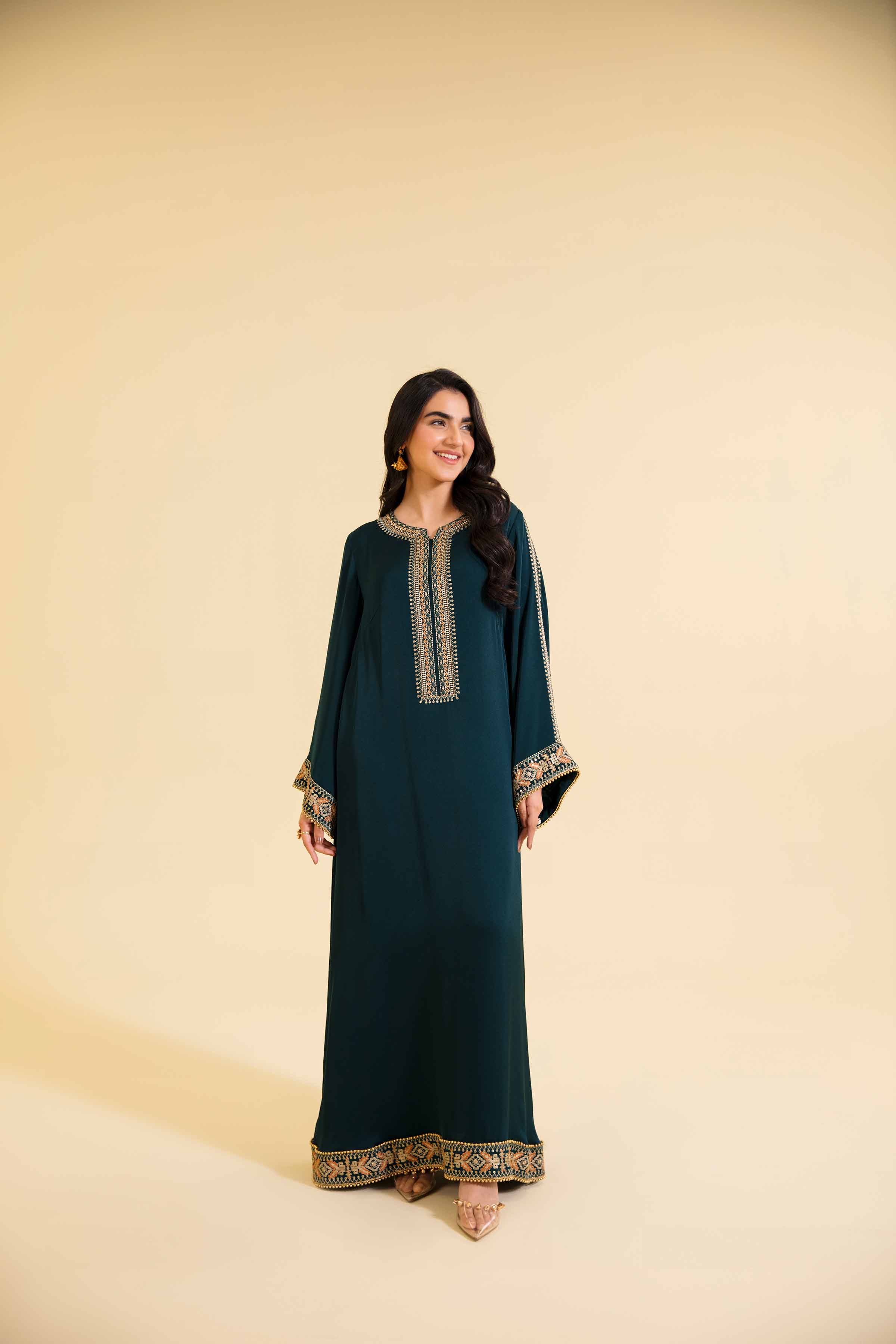 Embroidered Long Dress - FE24-71 - Image 4