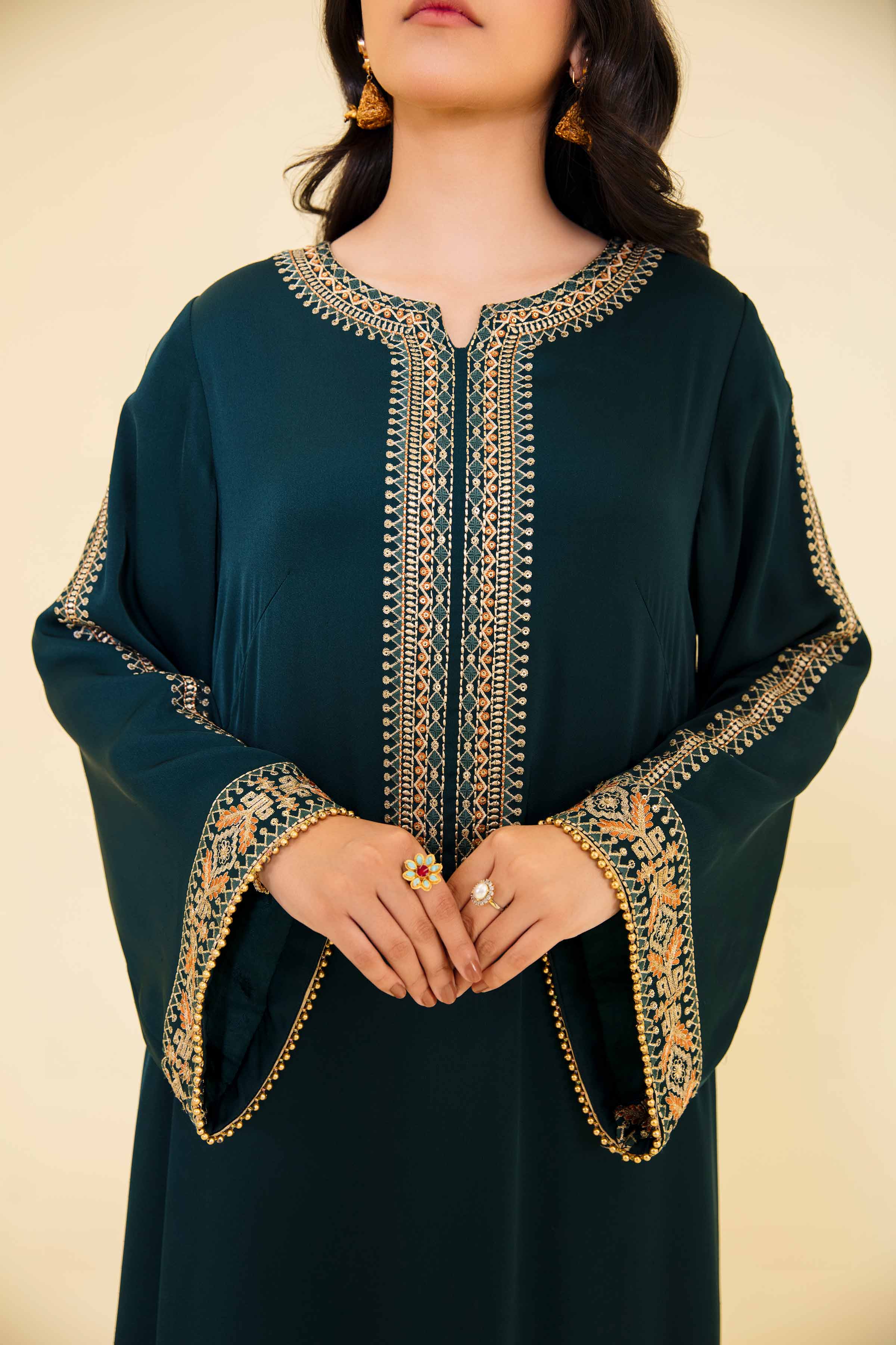 Embroidered Long Dress - FE24-71 - Image 5