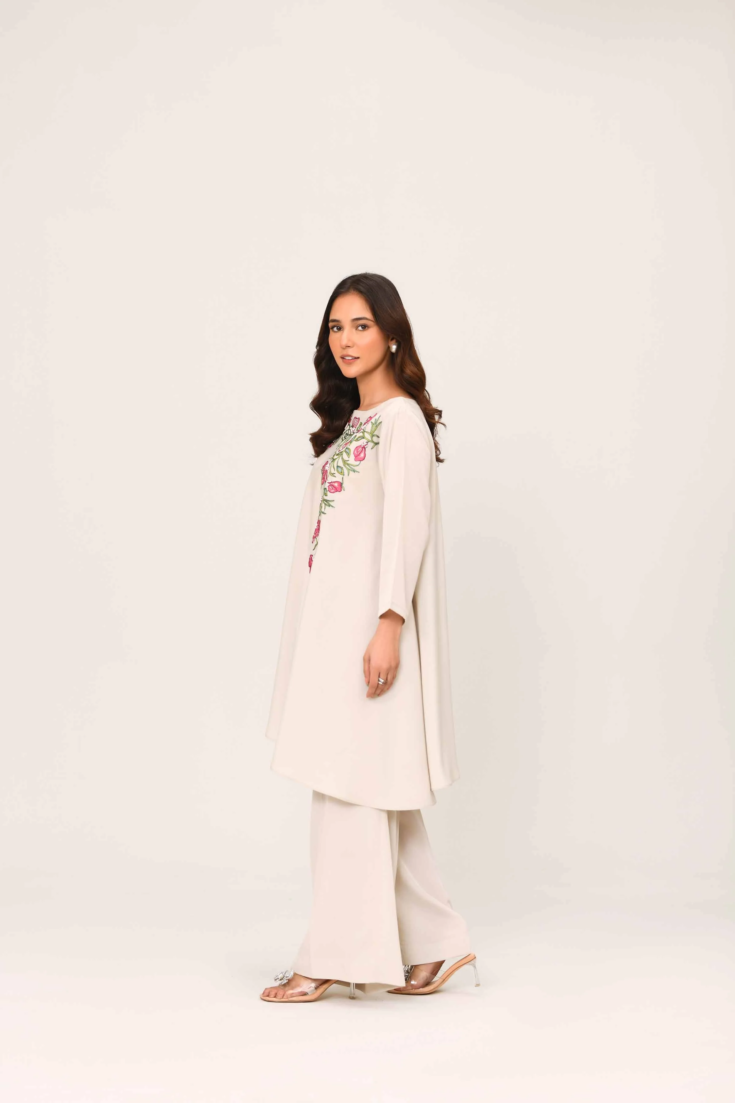 2 Piece - Embroidered Suit - FE25-09 - Image 5