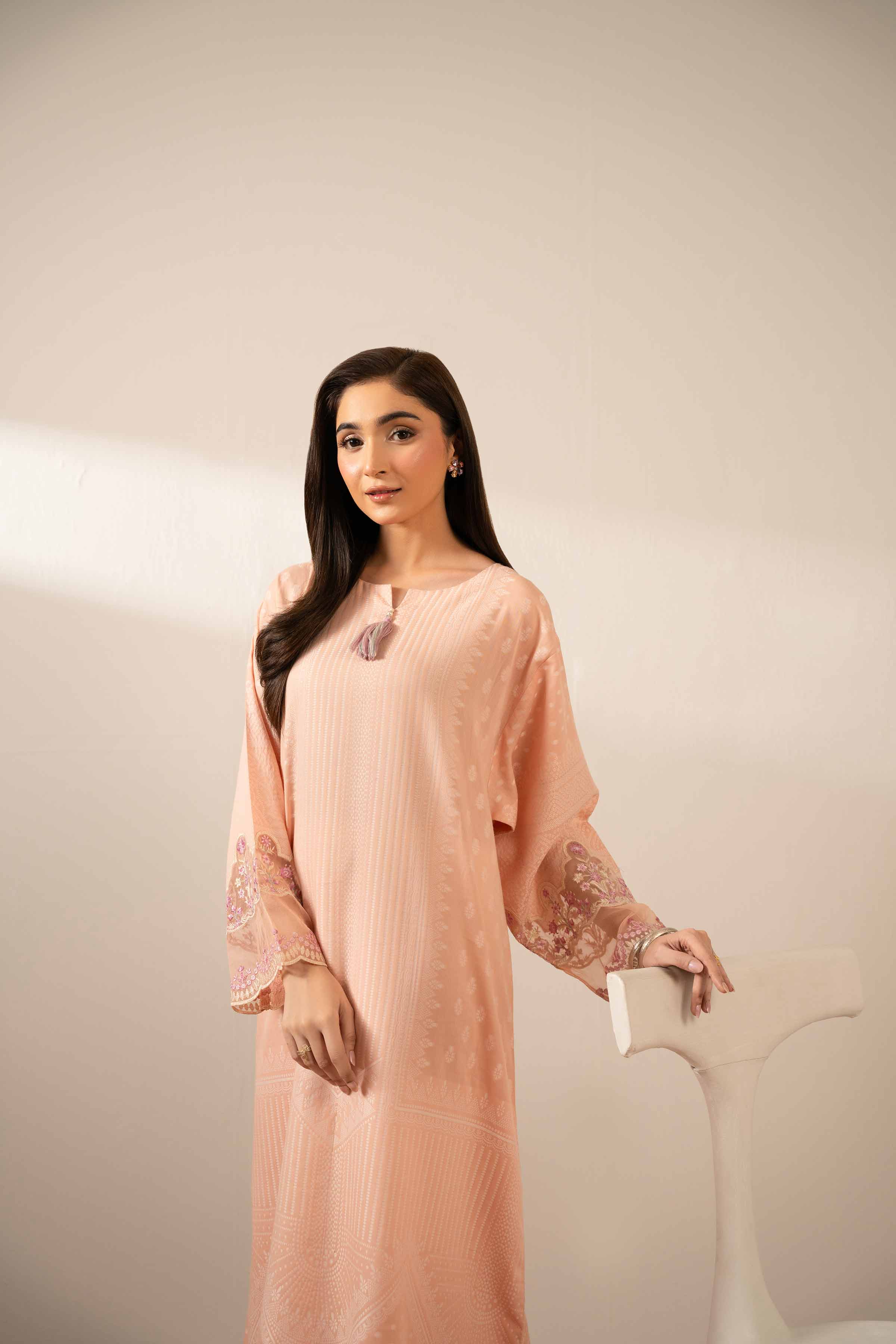 Printed Embroidered Shirt - FE25-119 - Image 9