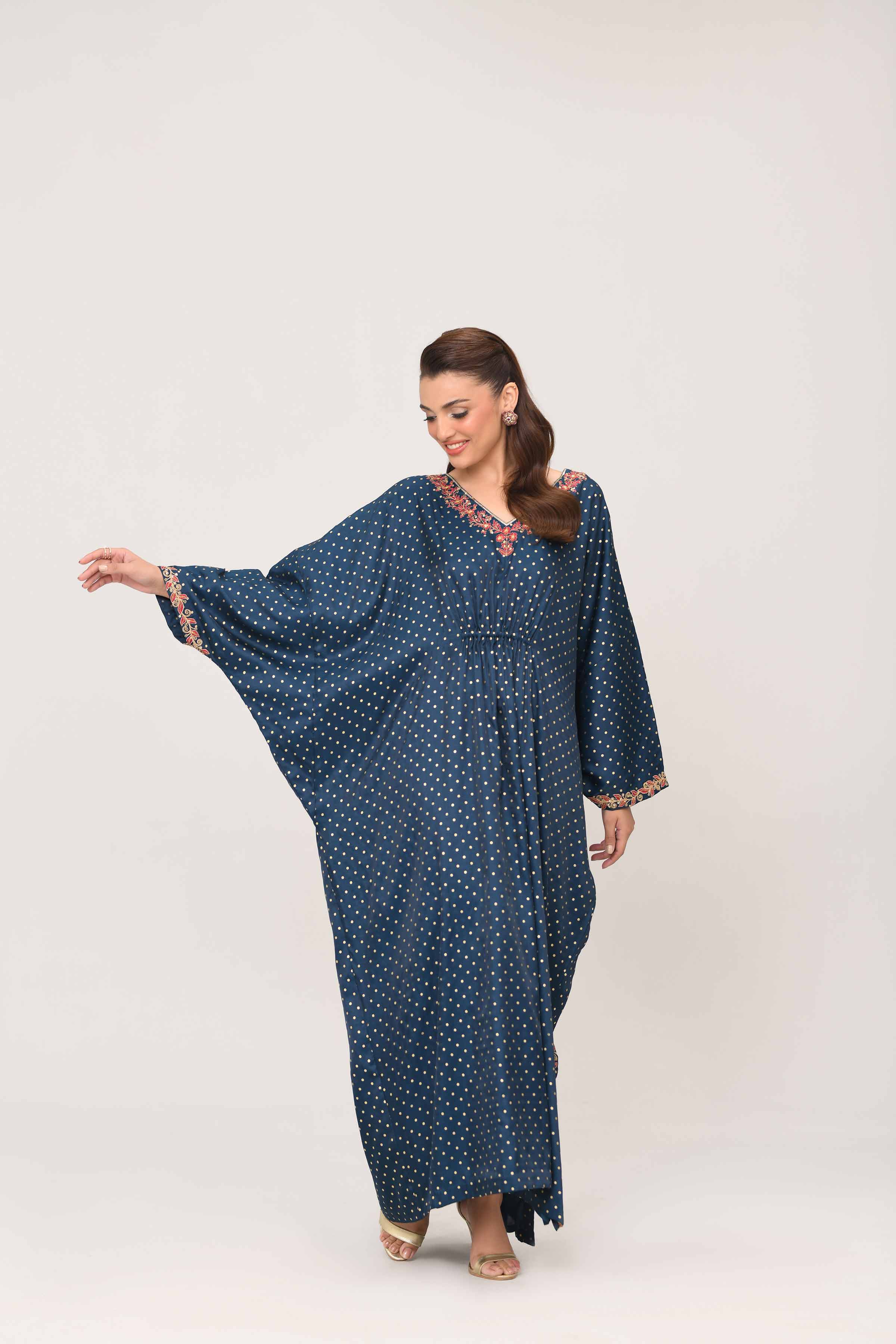 Embroidered Dress - FE25-51 - Image 4