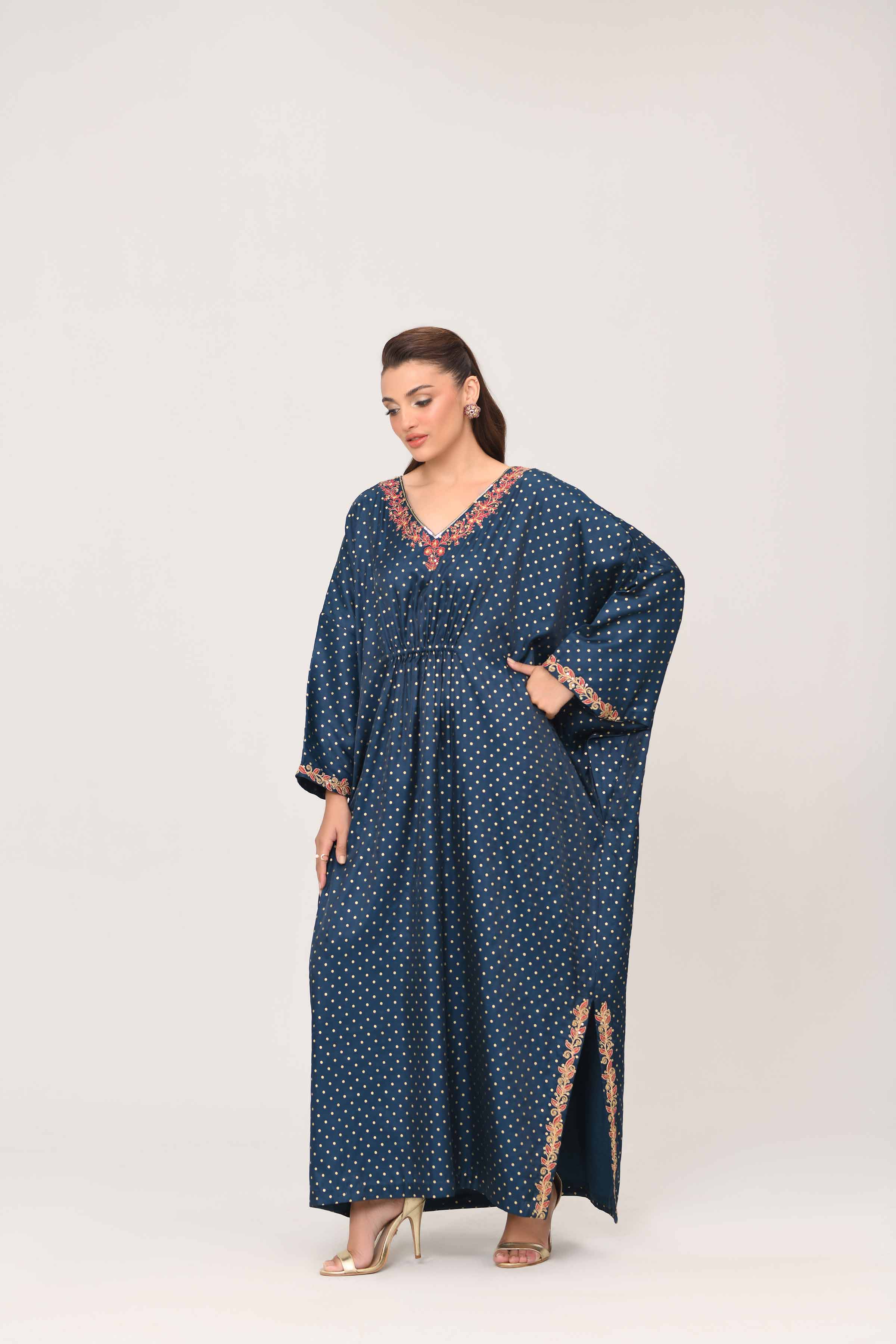 Embroidered Dress - FE25-51 - Image 6