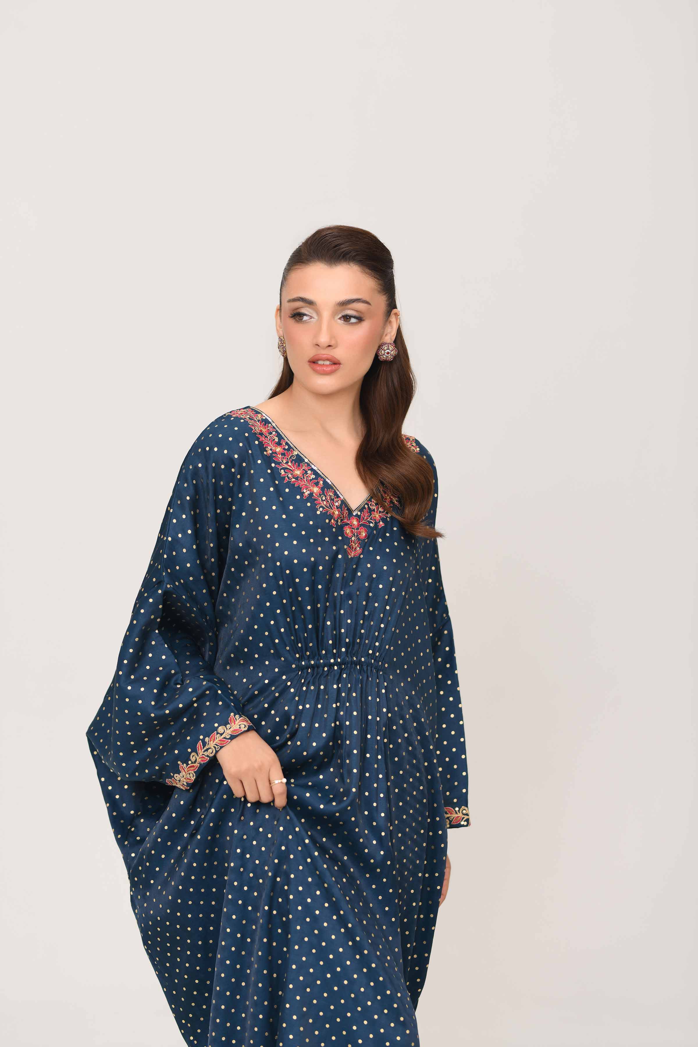 Embroidered Dress - FE25-51 - Image 7