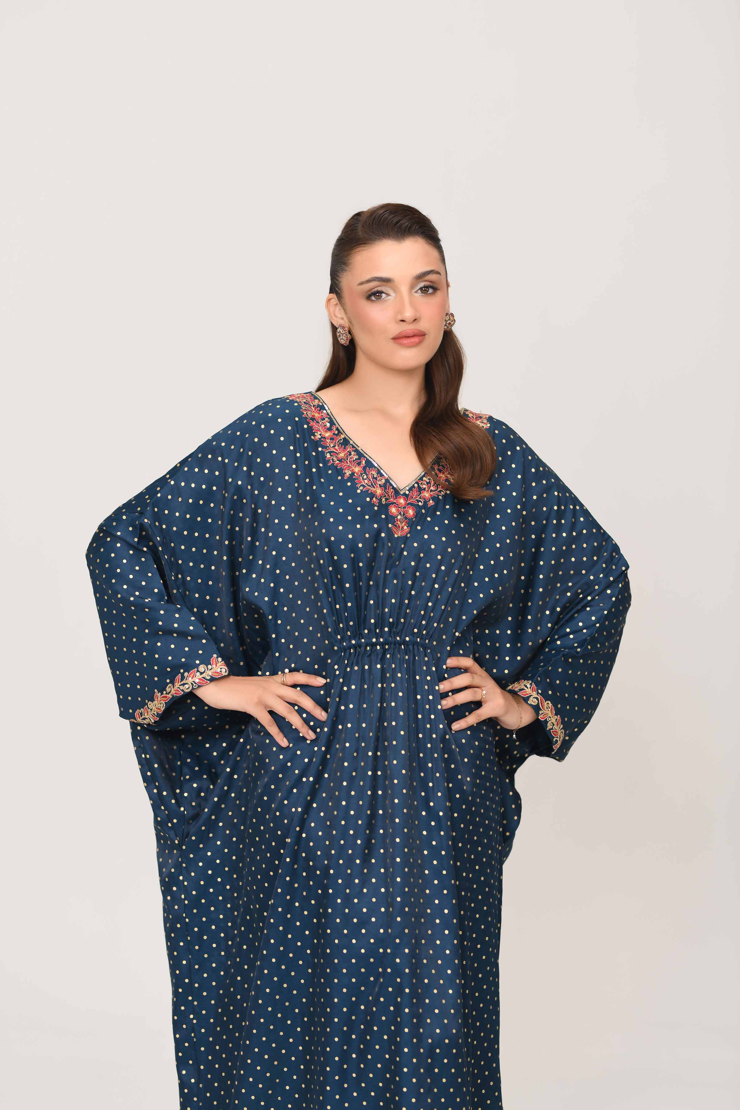 Embroidered Dress - FE25-51 - Image 8