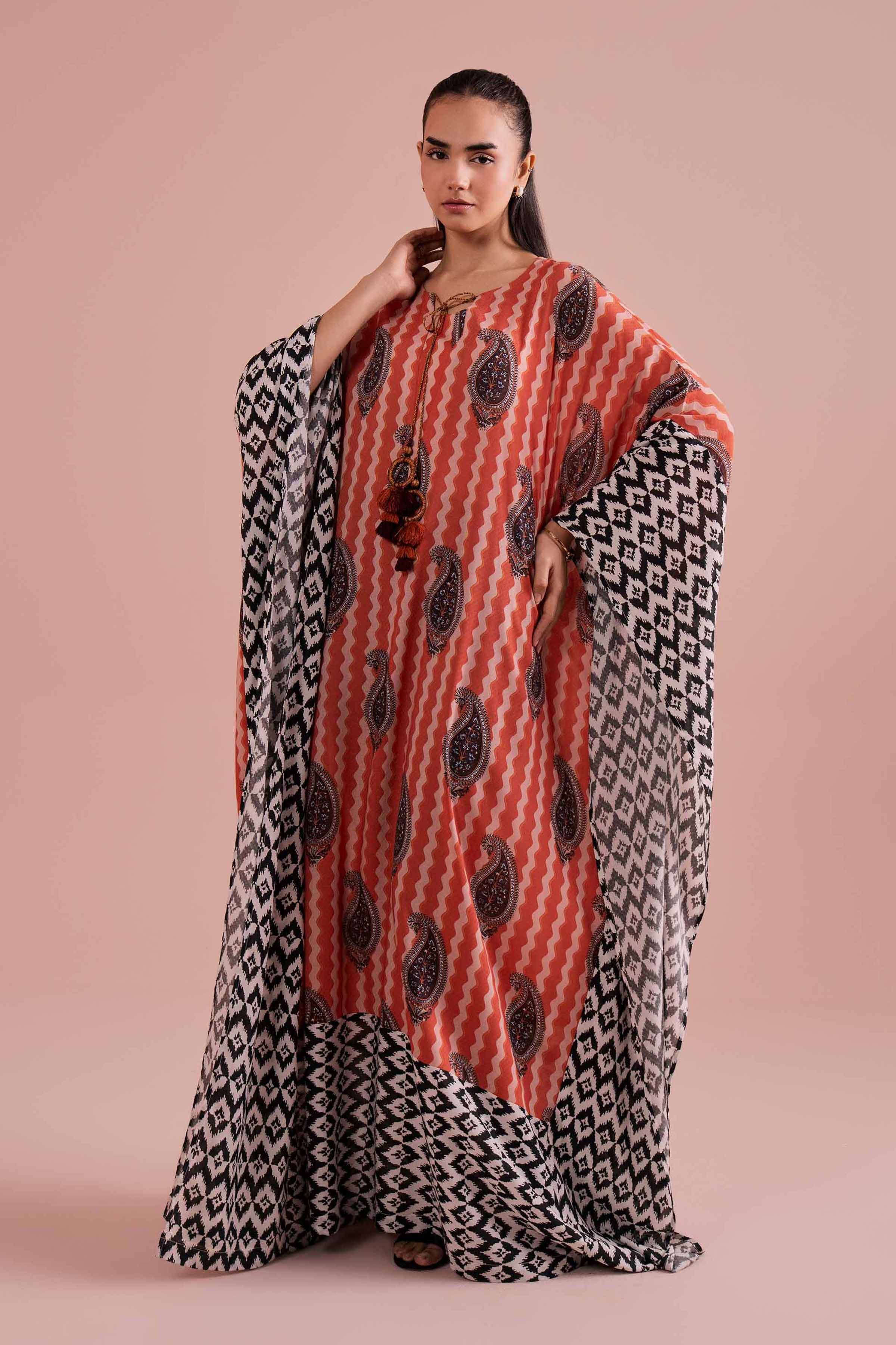 Printed Kaftan - FE26-33 - Image 6