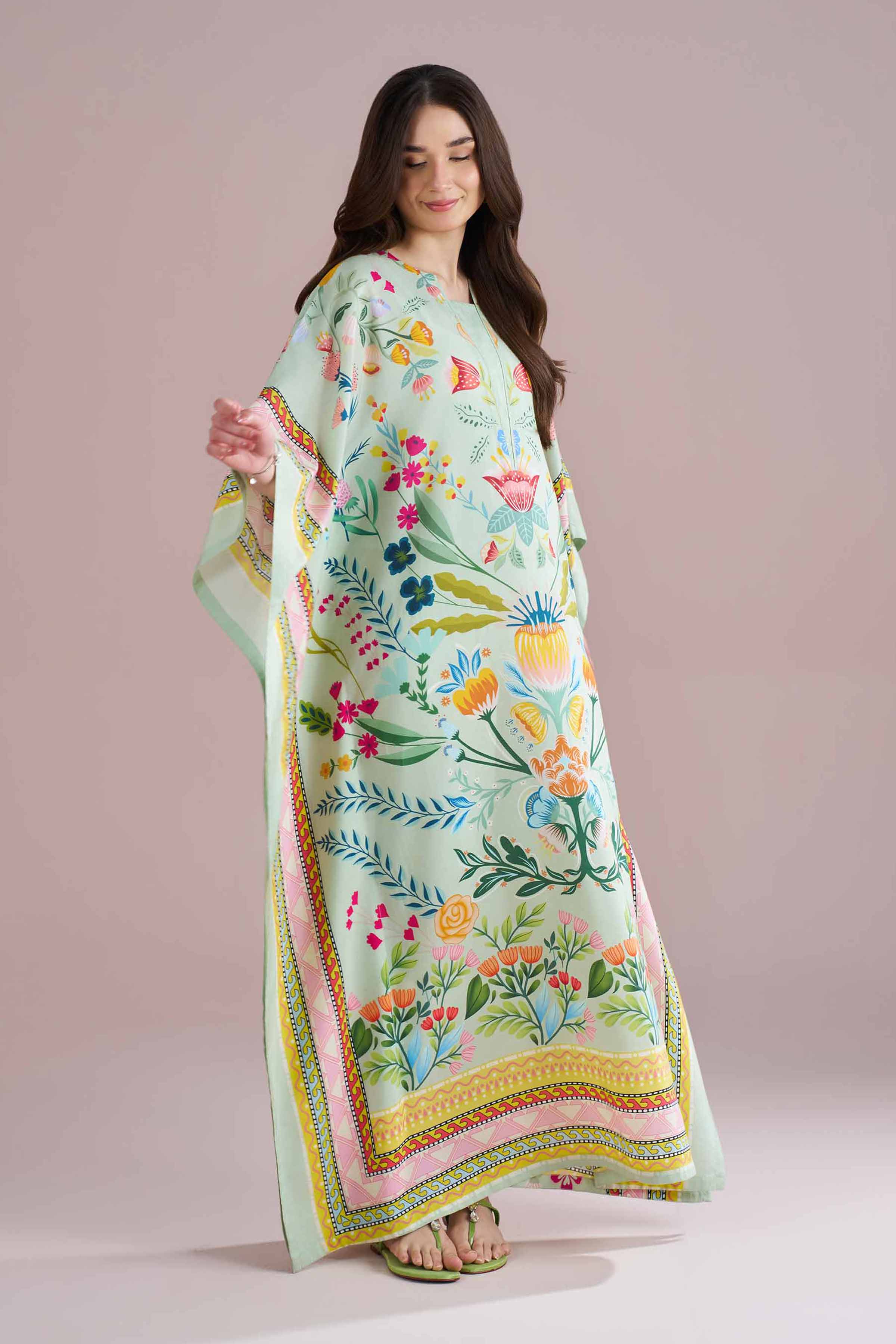 Printed Kaftan - FE26-74 - Image 4