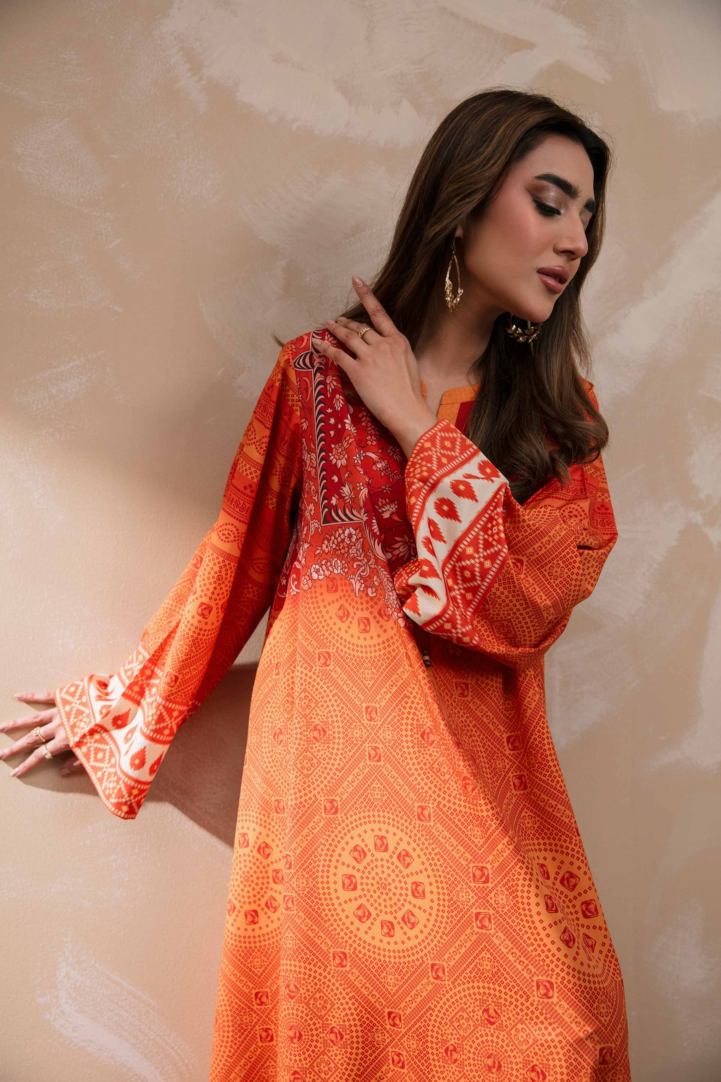 Printed Long Dress - FS24-31 - Image 9