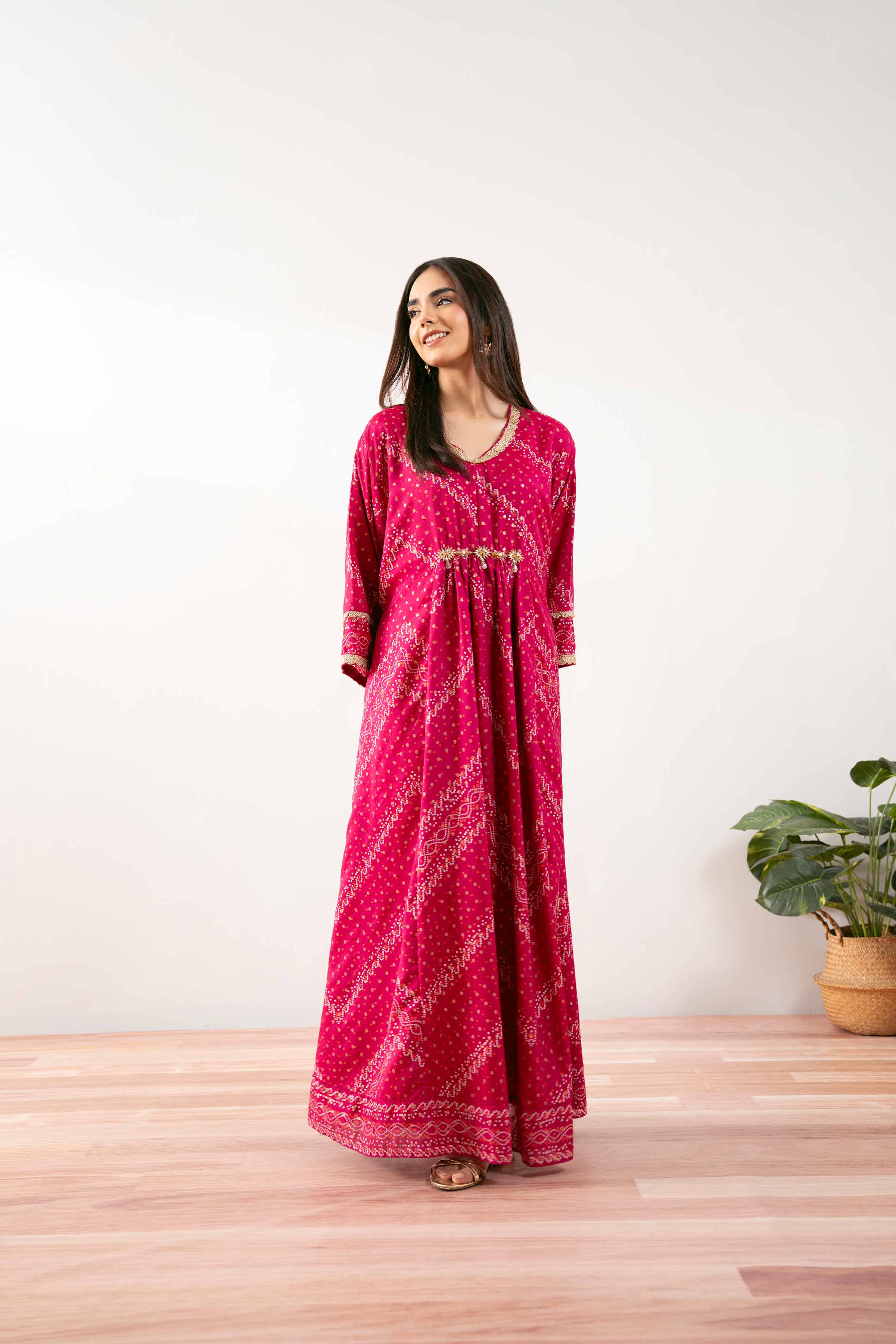 Printed Dress -  FS25-20 - Image 4