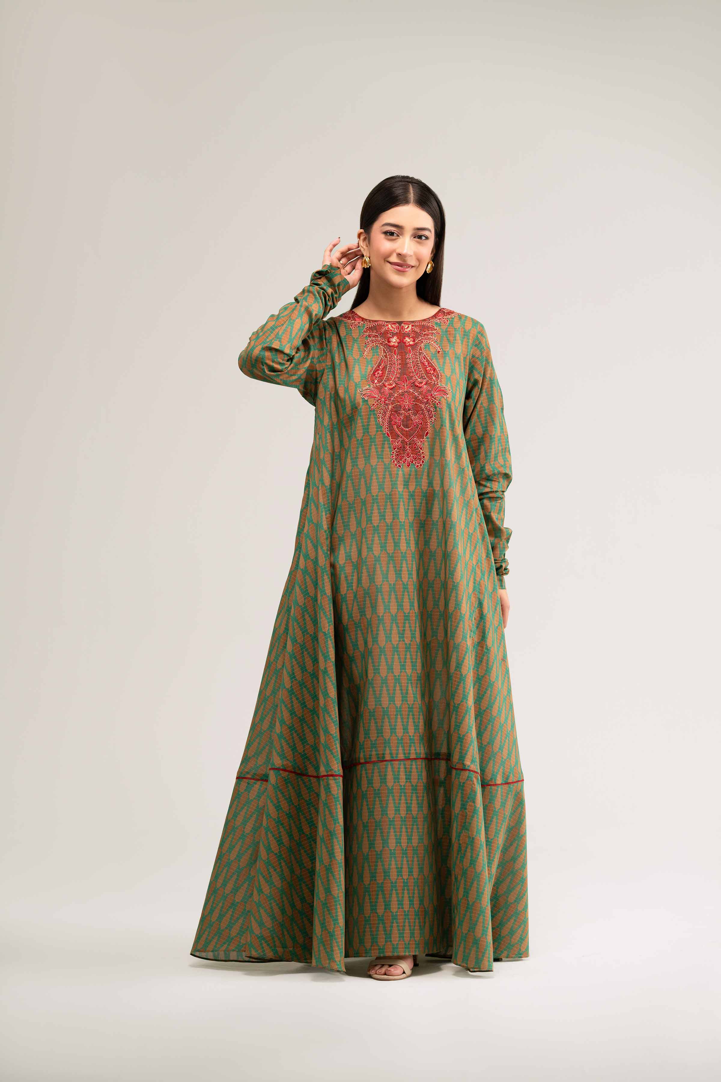 Printed Dress - FS25-23 - Image 4