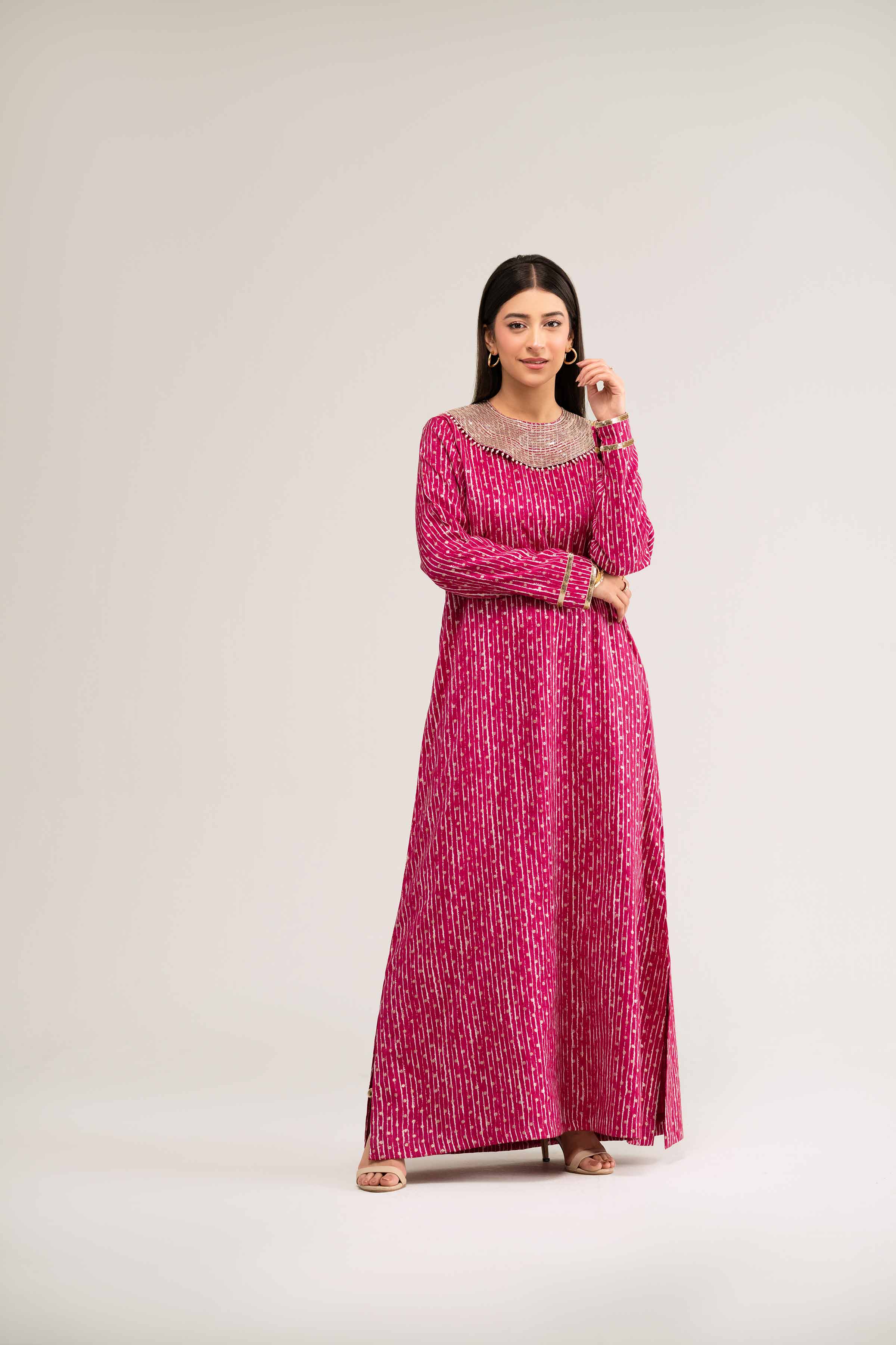 Printed Embroidered Shirt - FS25-24 - Image 5