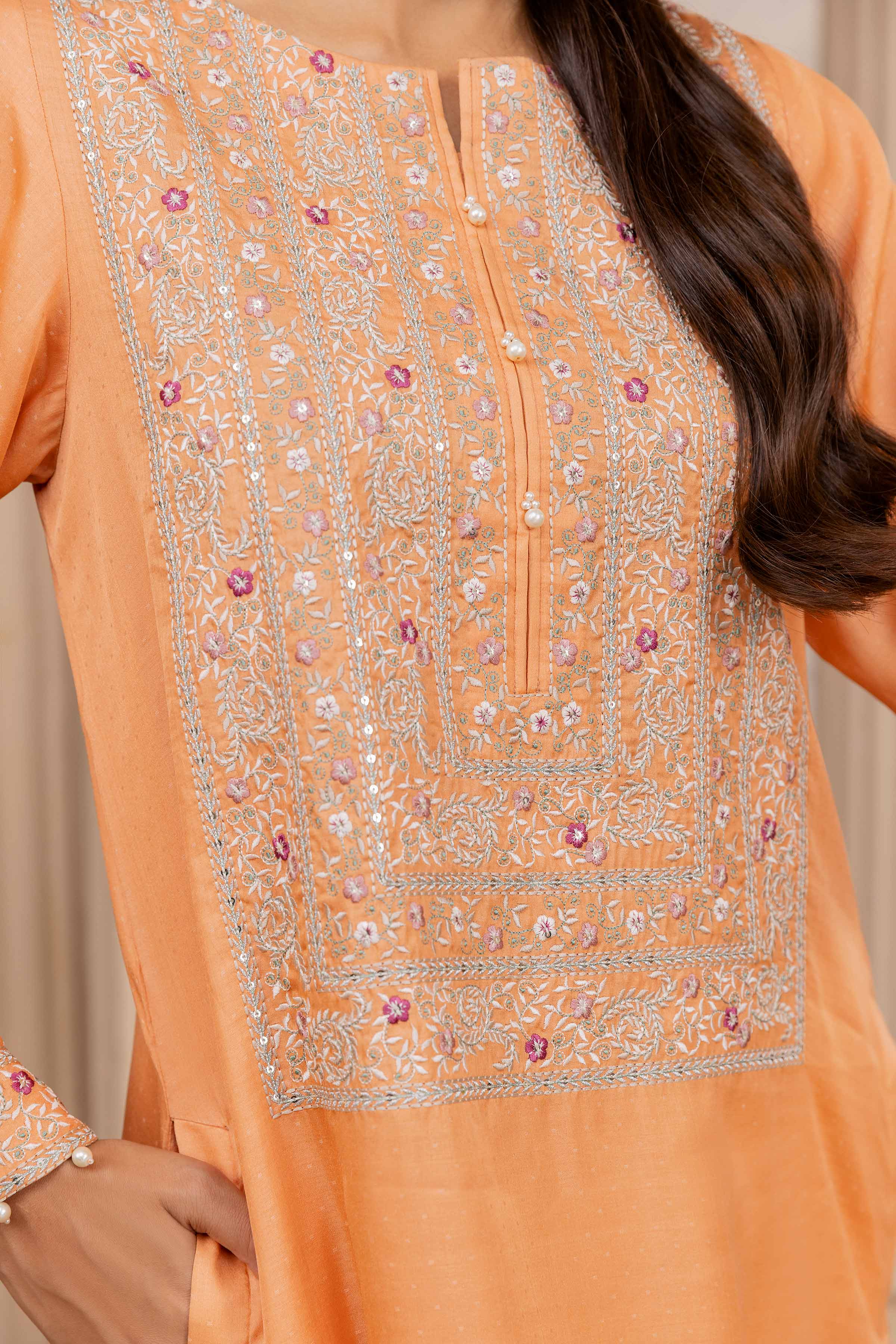 Embroidered Long Dress - FW23-09 - Image 7