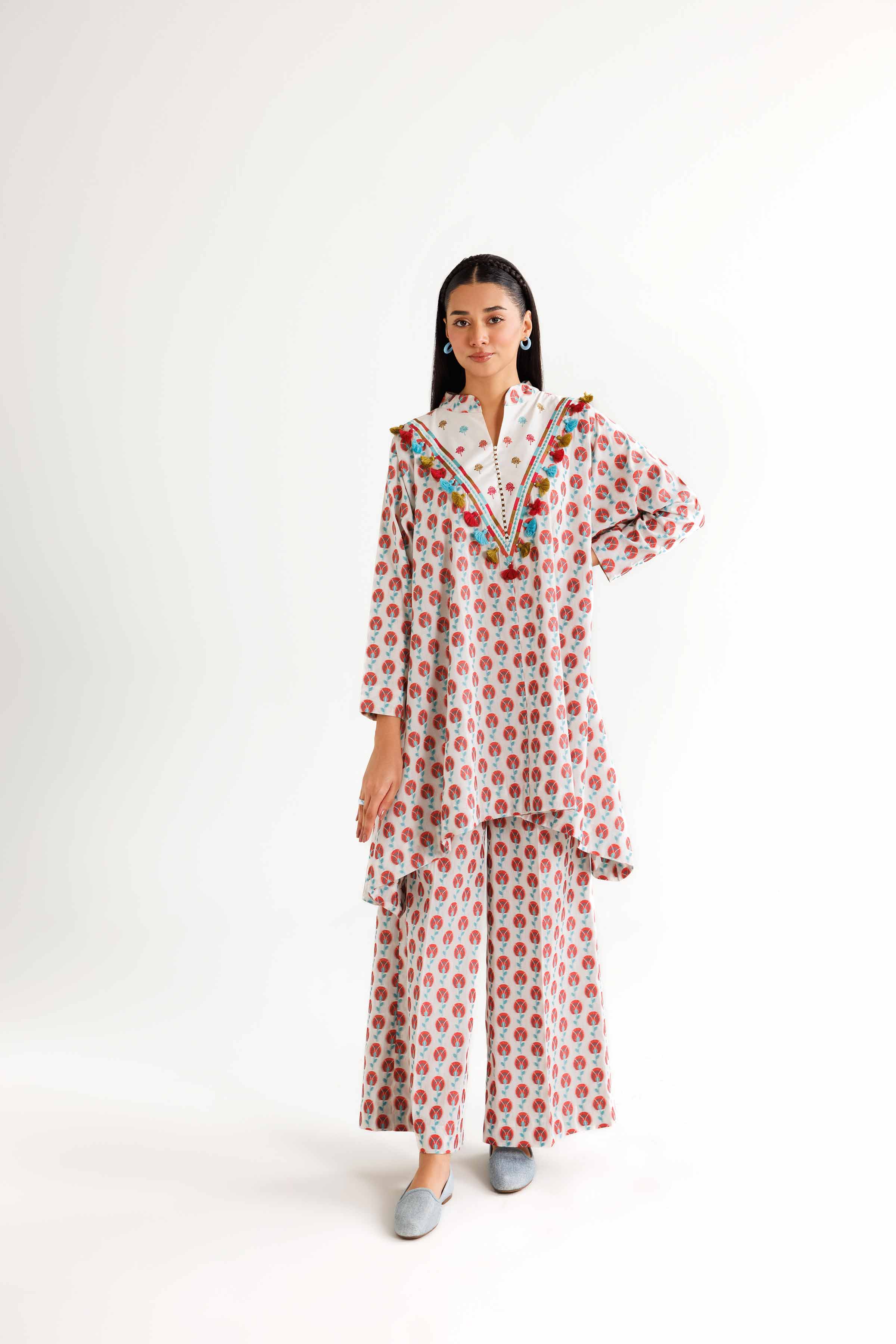 2 Piece - Embroidered Suit - FW24-35 - Image 4