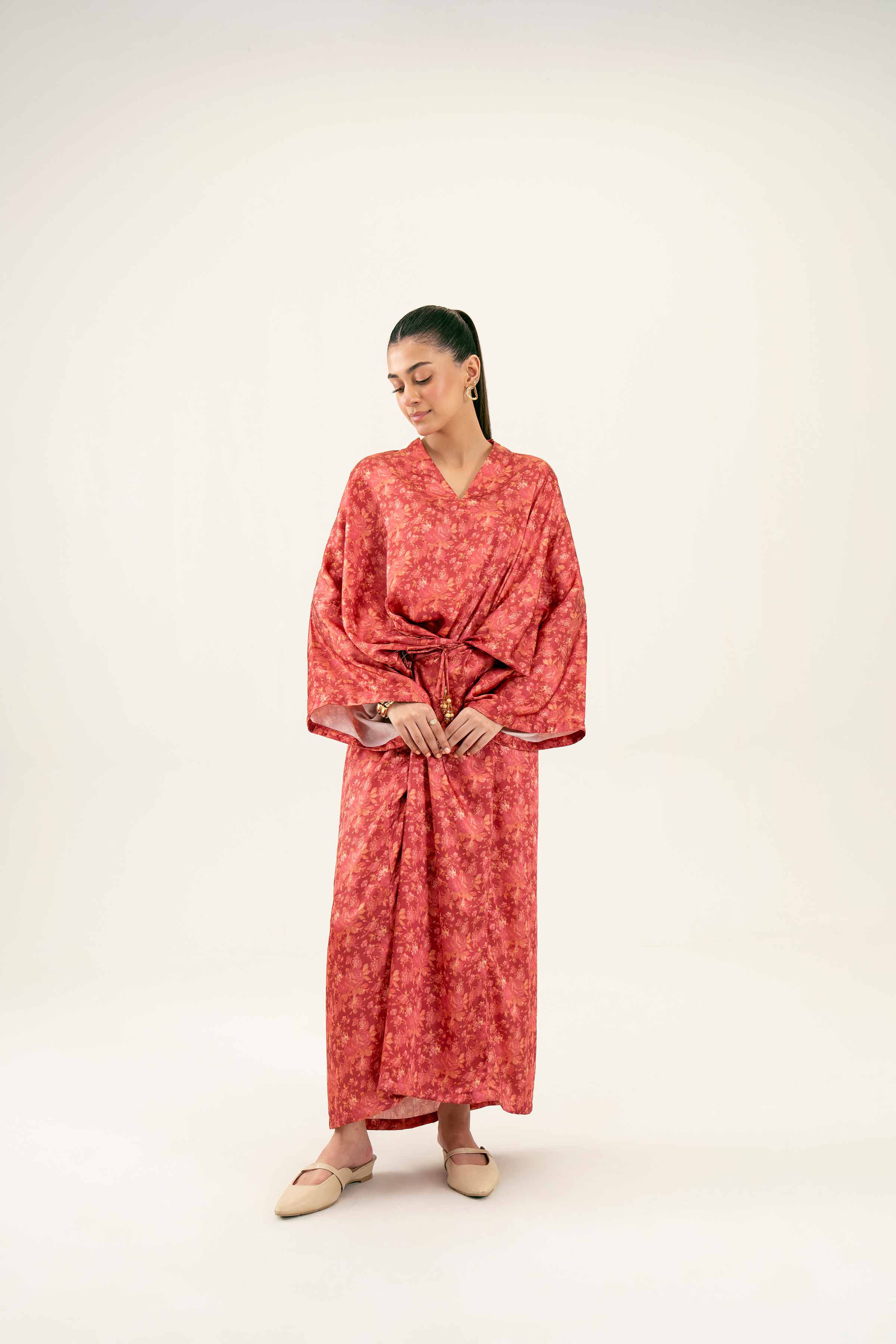 Printed Kimono Dress - FW24-58 - Image 4