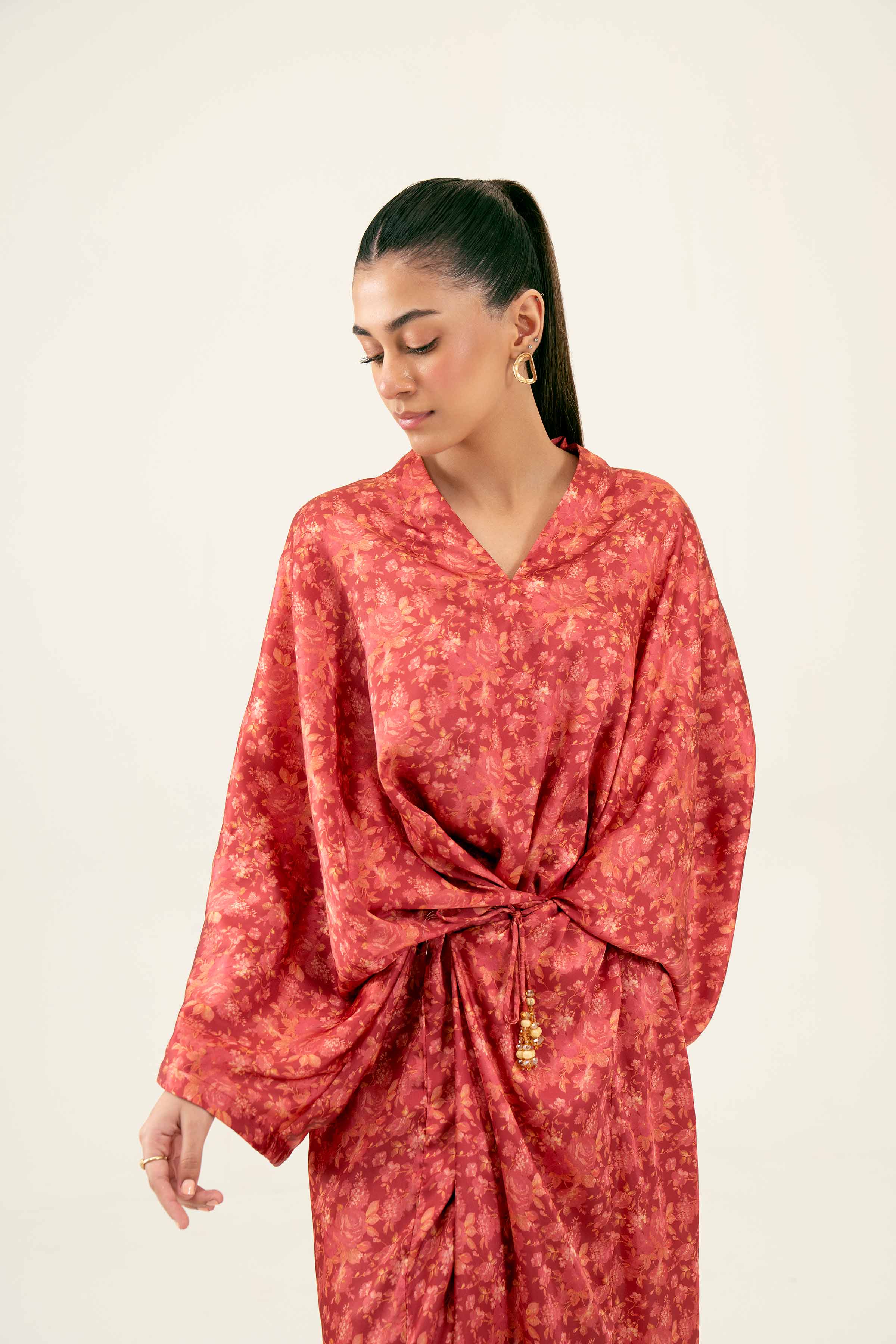 Printed Kimono Dress - FW24-58 - Image 7