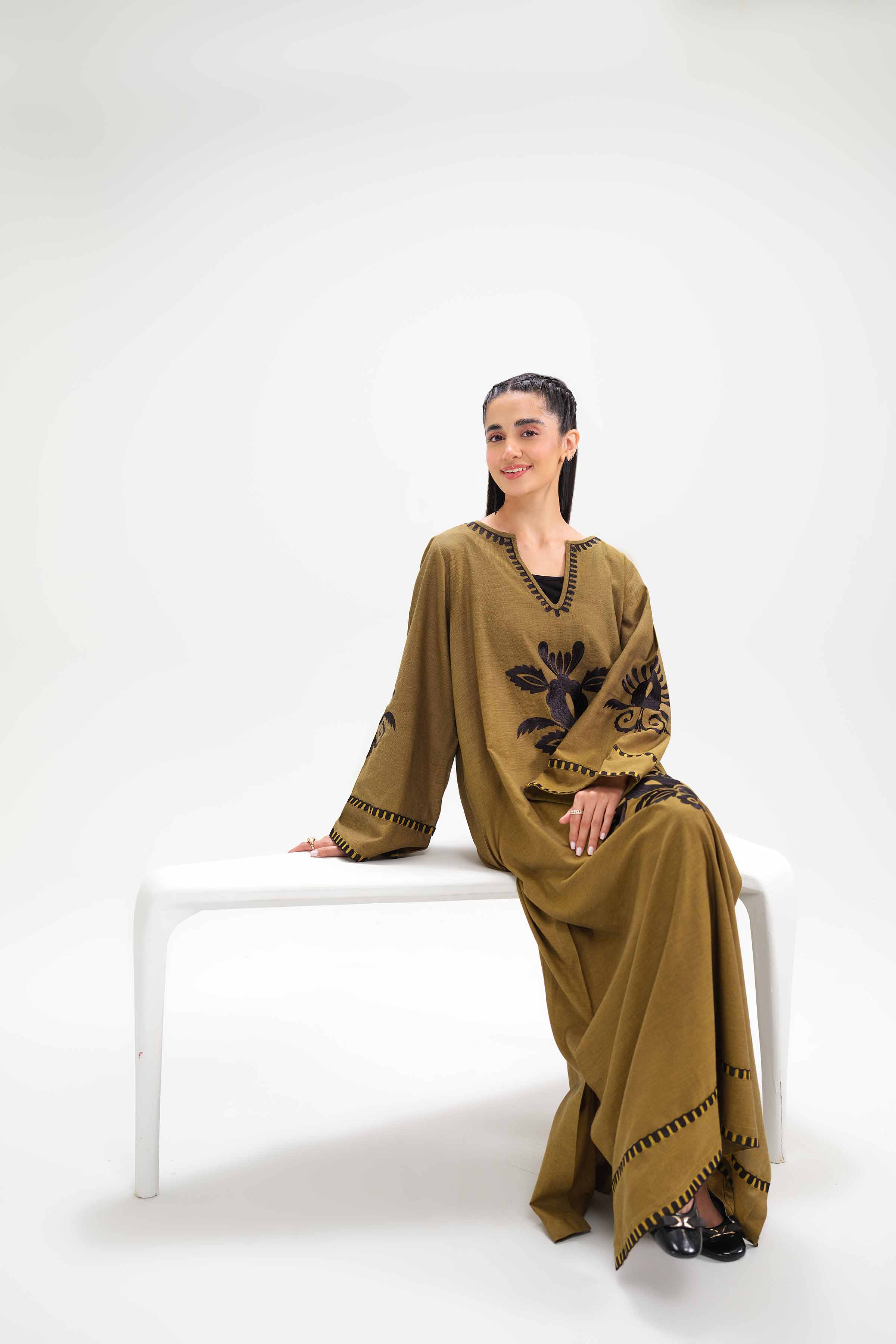 Embroidered Dress - FW24-67 - Image 5