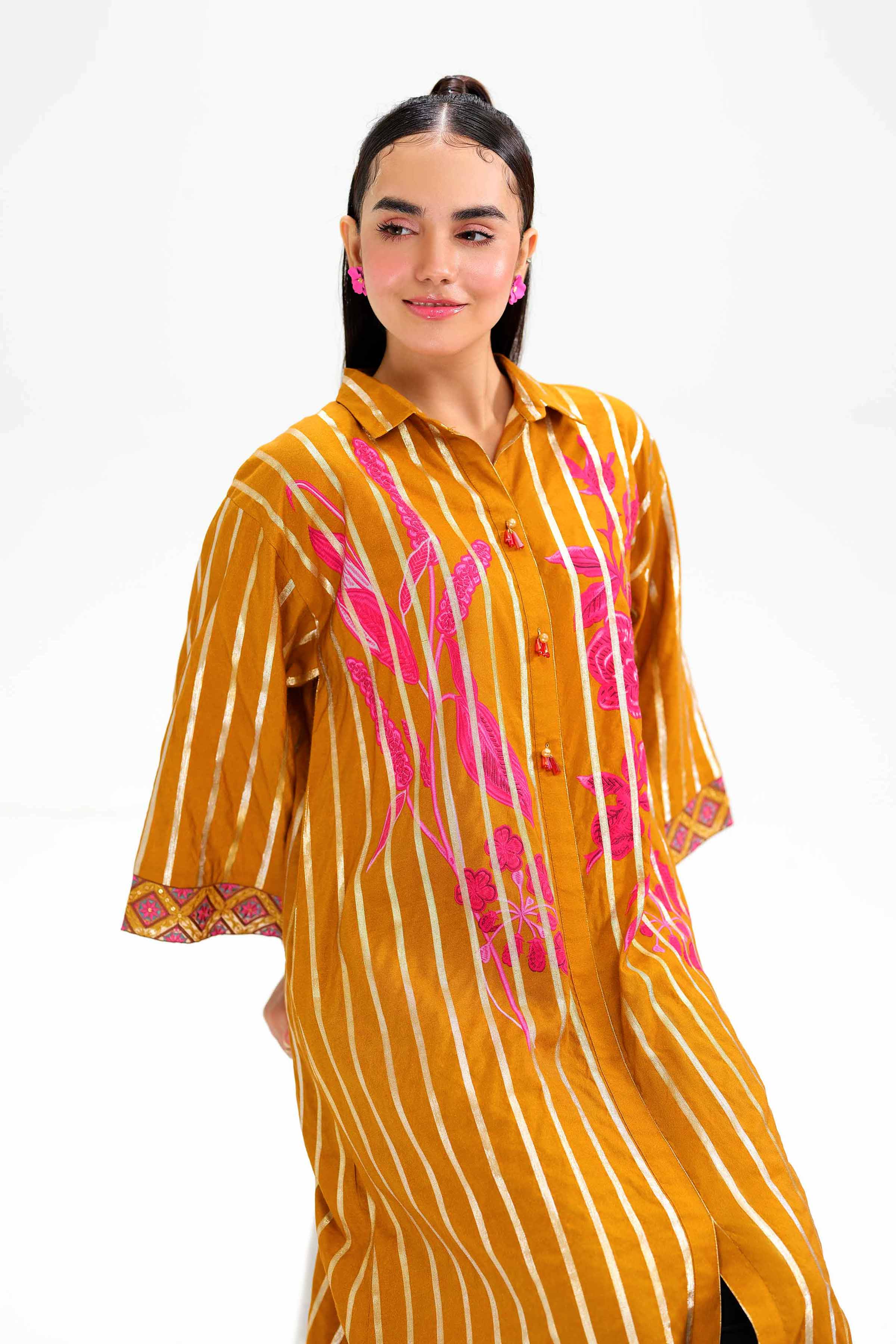 Printed Embroidered Dress - FW24-69 - Image 2