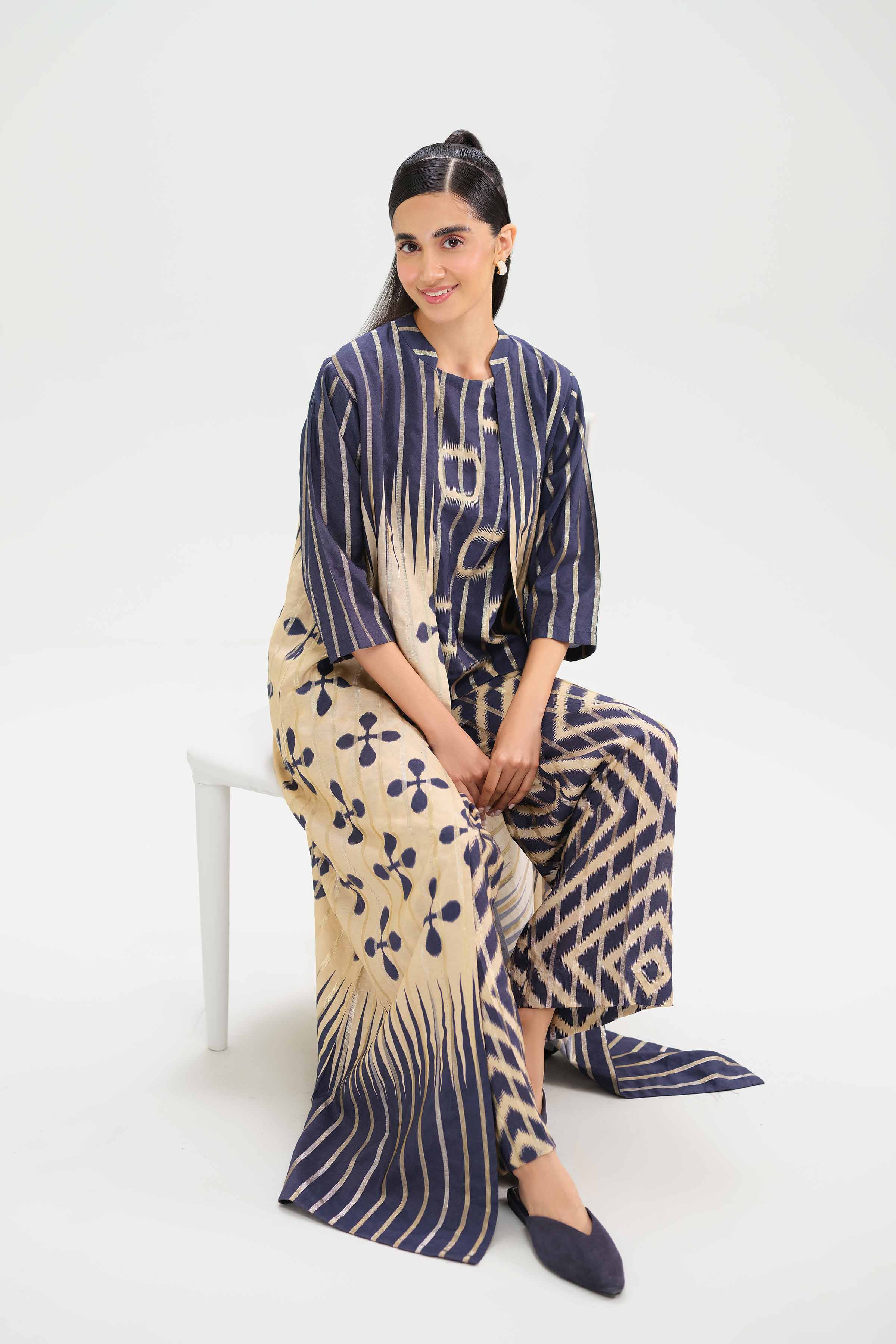 3 Piece - Printed Suit - FW24-71 - Image 6