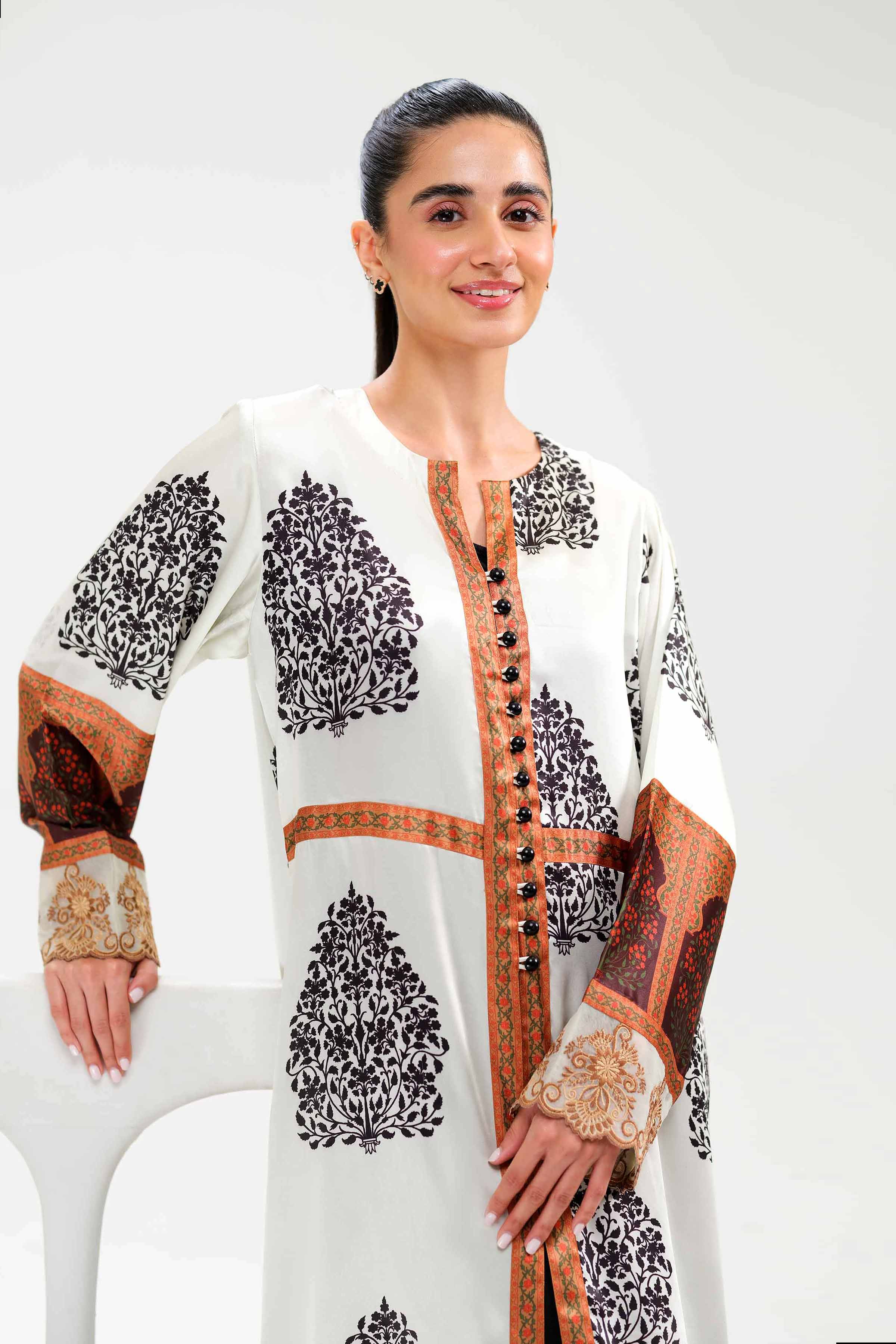 Printed Embroidered Dress - FW24-75 - Image 2