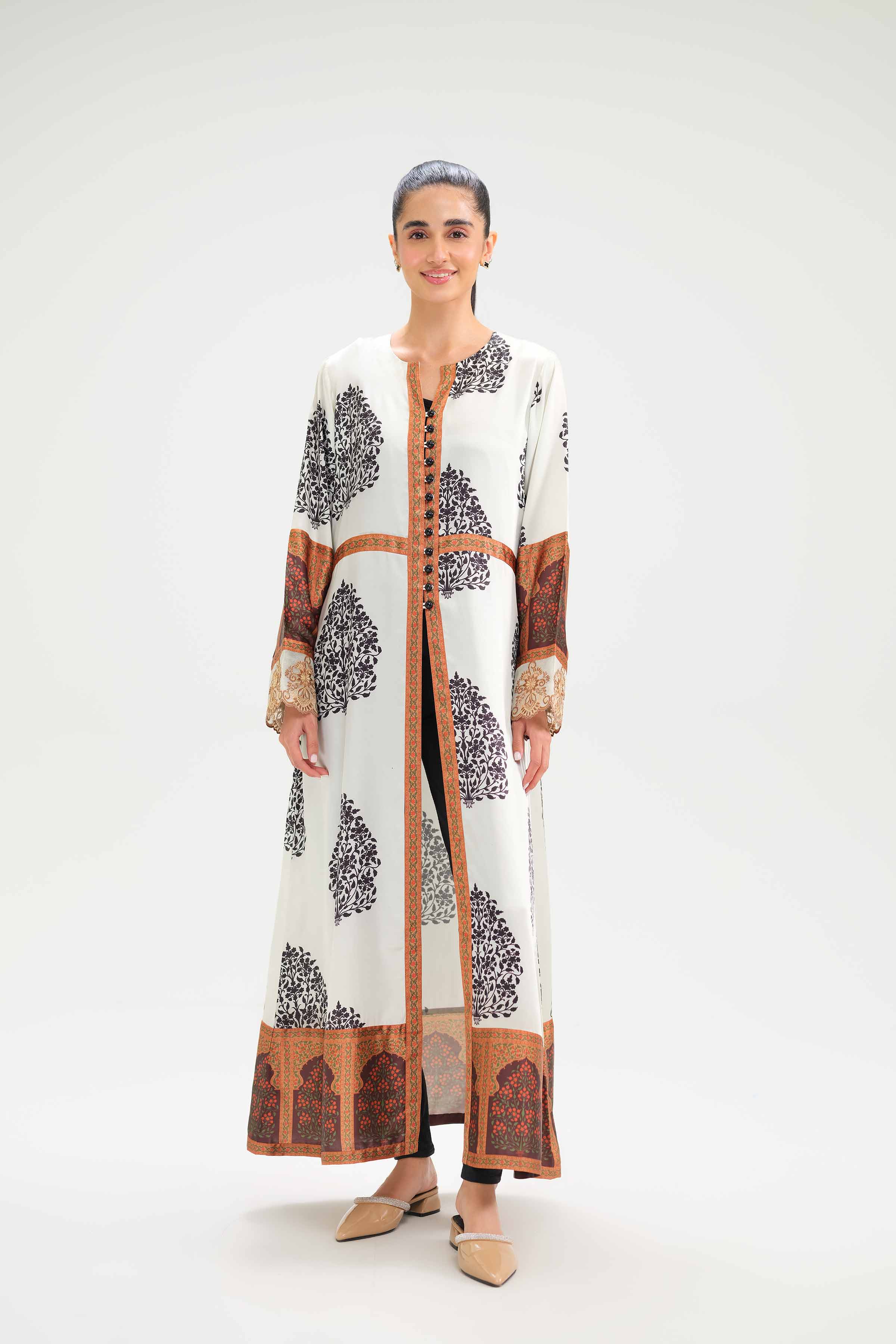 Printed Embroidered Dress - FW24-75 - Image 4