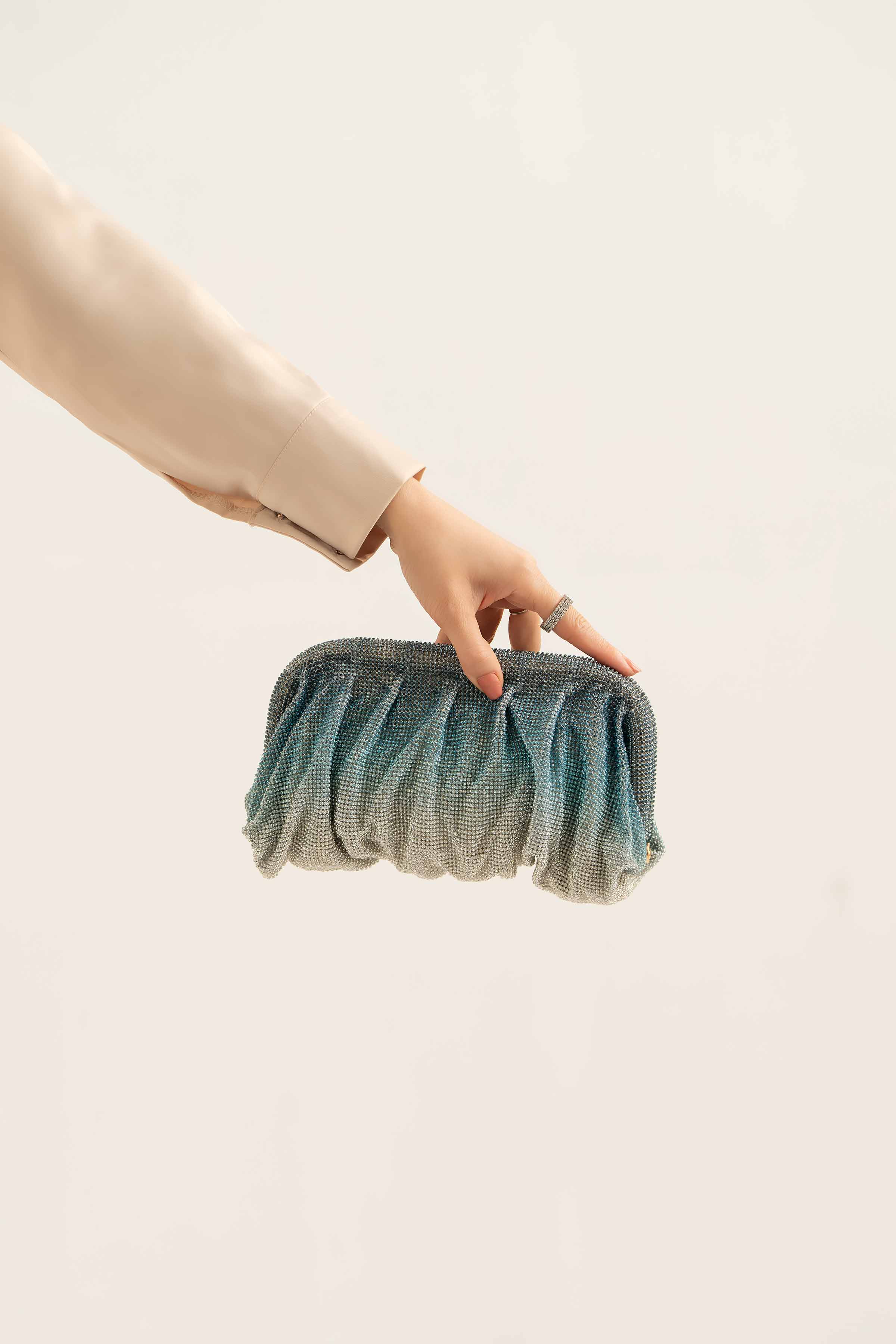 Blue Clutch-441272108 - Image 3