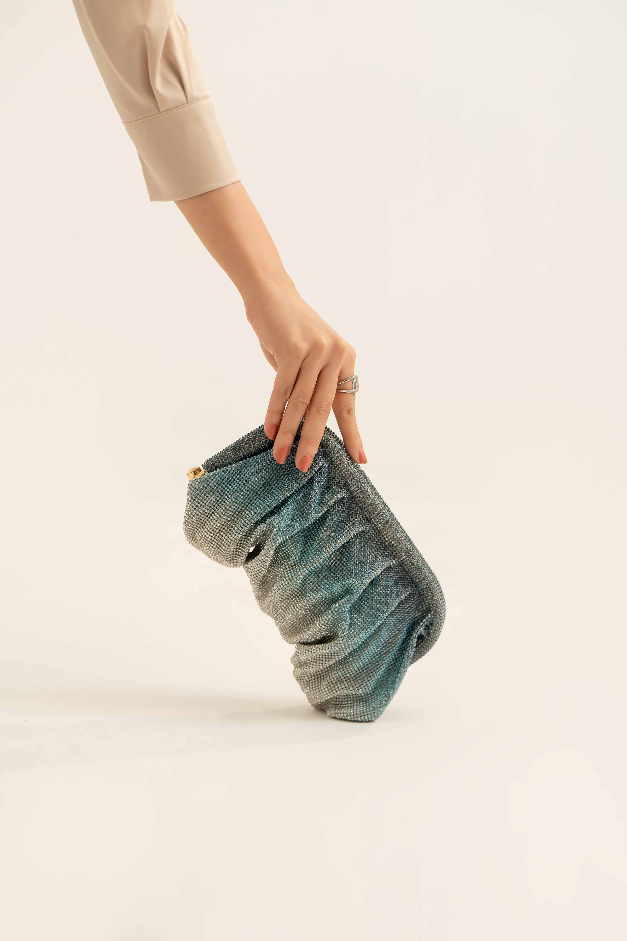Blue Clutch-441272108 - Image 4