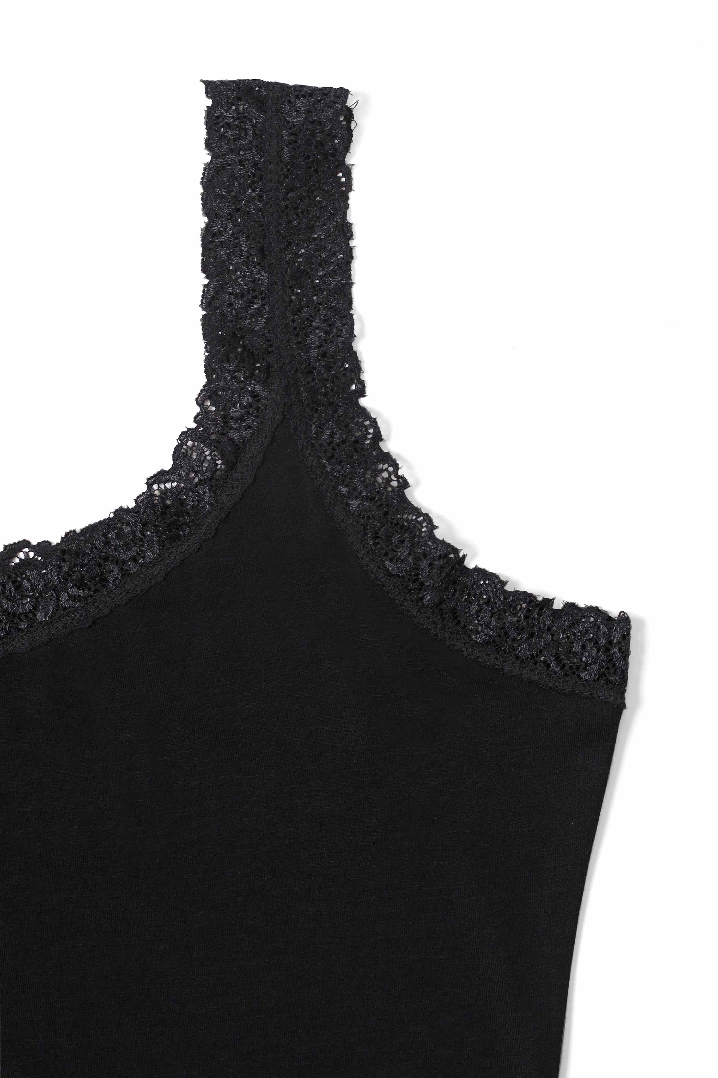 Black Camisole-440490103 - Image 2