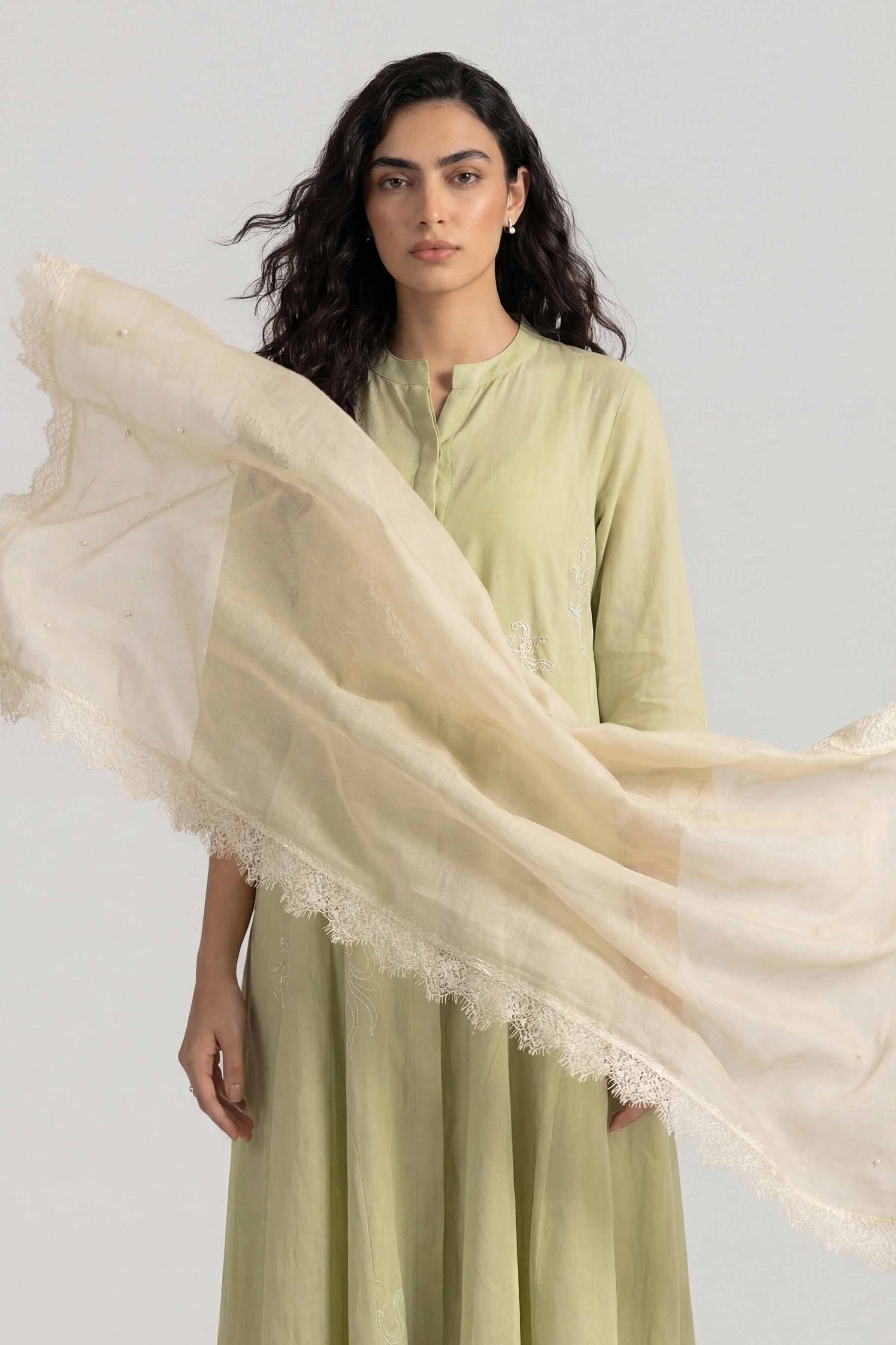 Beige Women Scarf-447912118 - Image 4