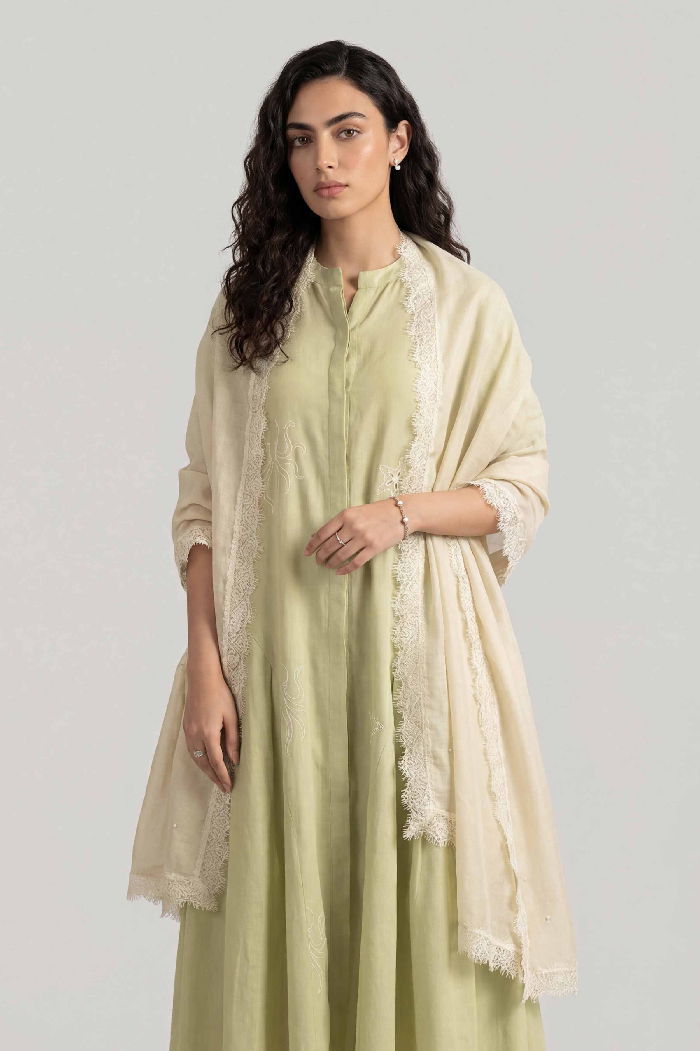 Beige Women Scarf-447912118 - Image 5