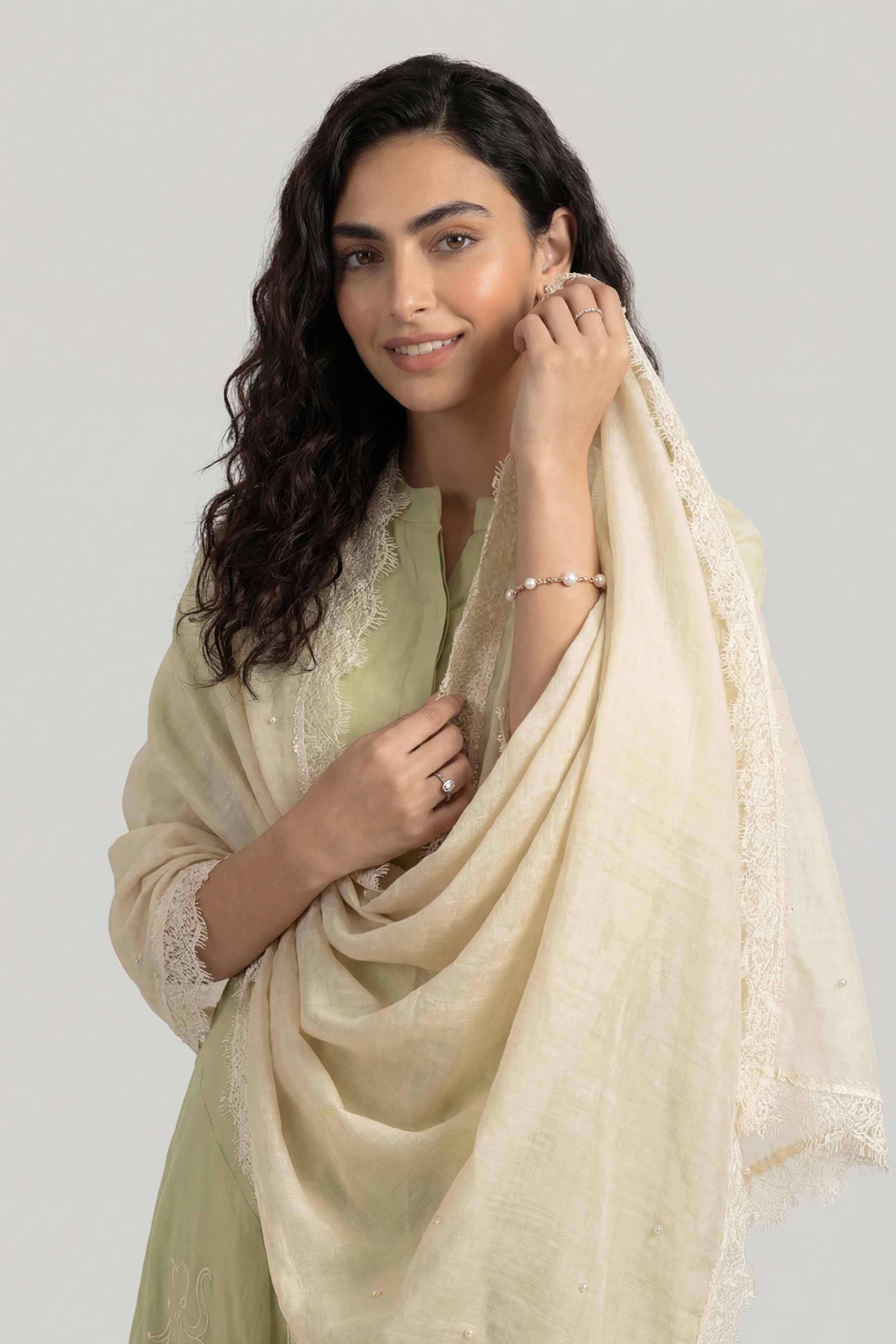 Beige Women Scarf-447912118 - Image 6