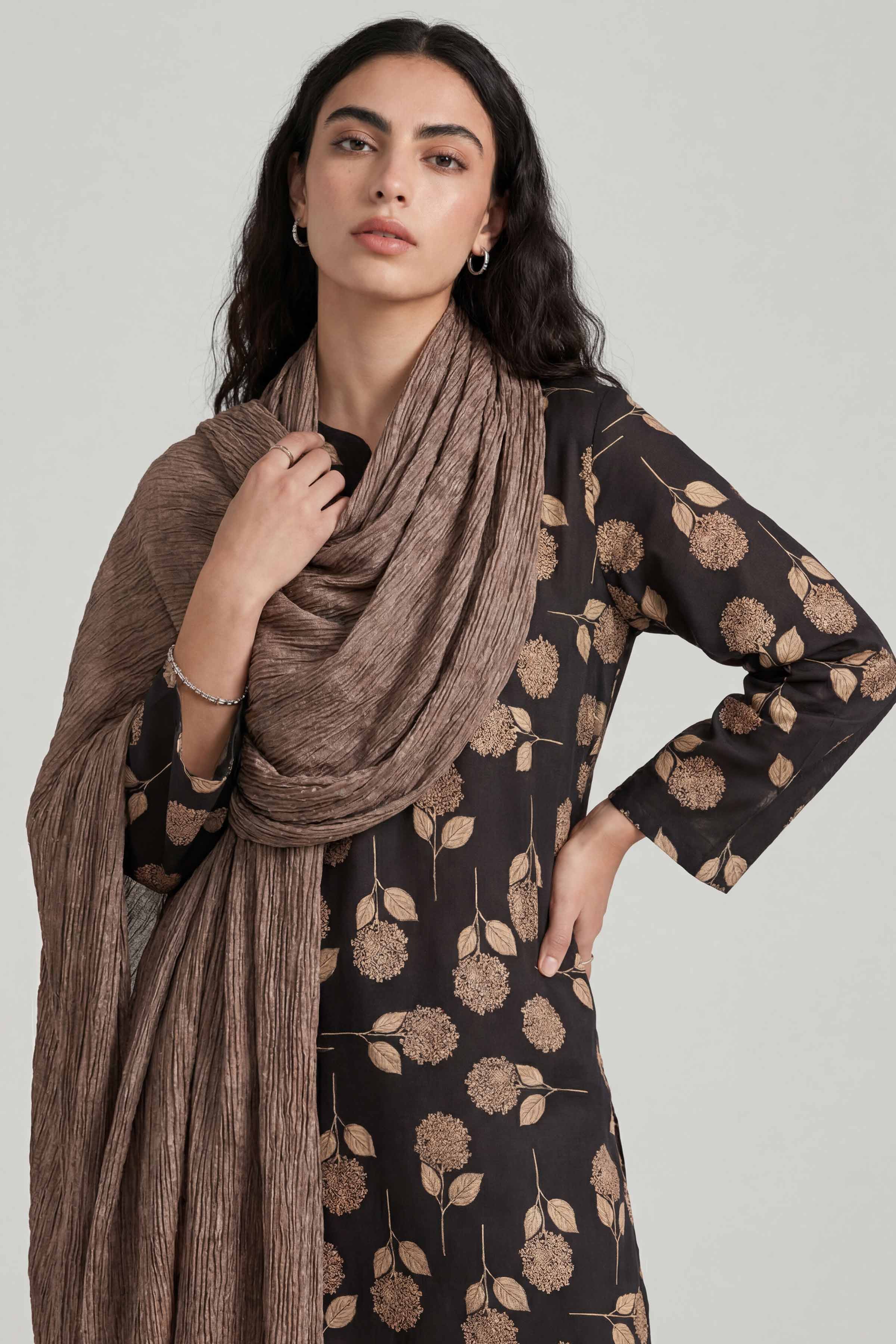 Coffee Women Scarf-447922117 - Image 3