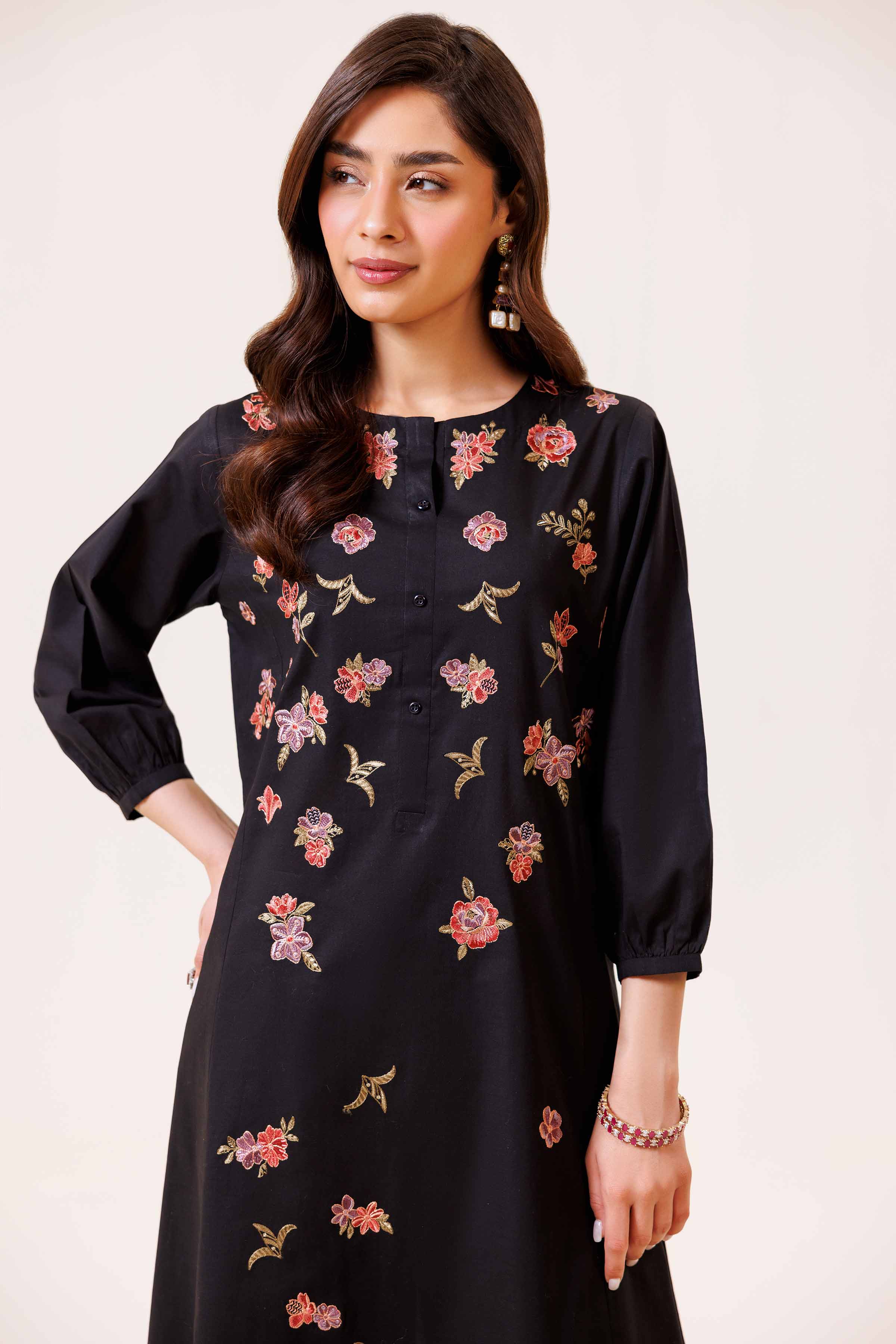 2 Piece - Embroidered Suit - KFE24-103 - Image 5