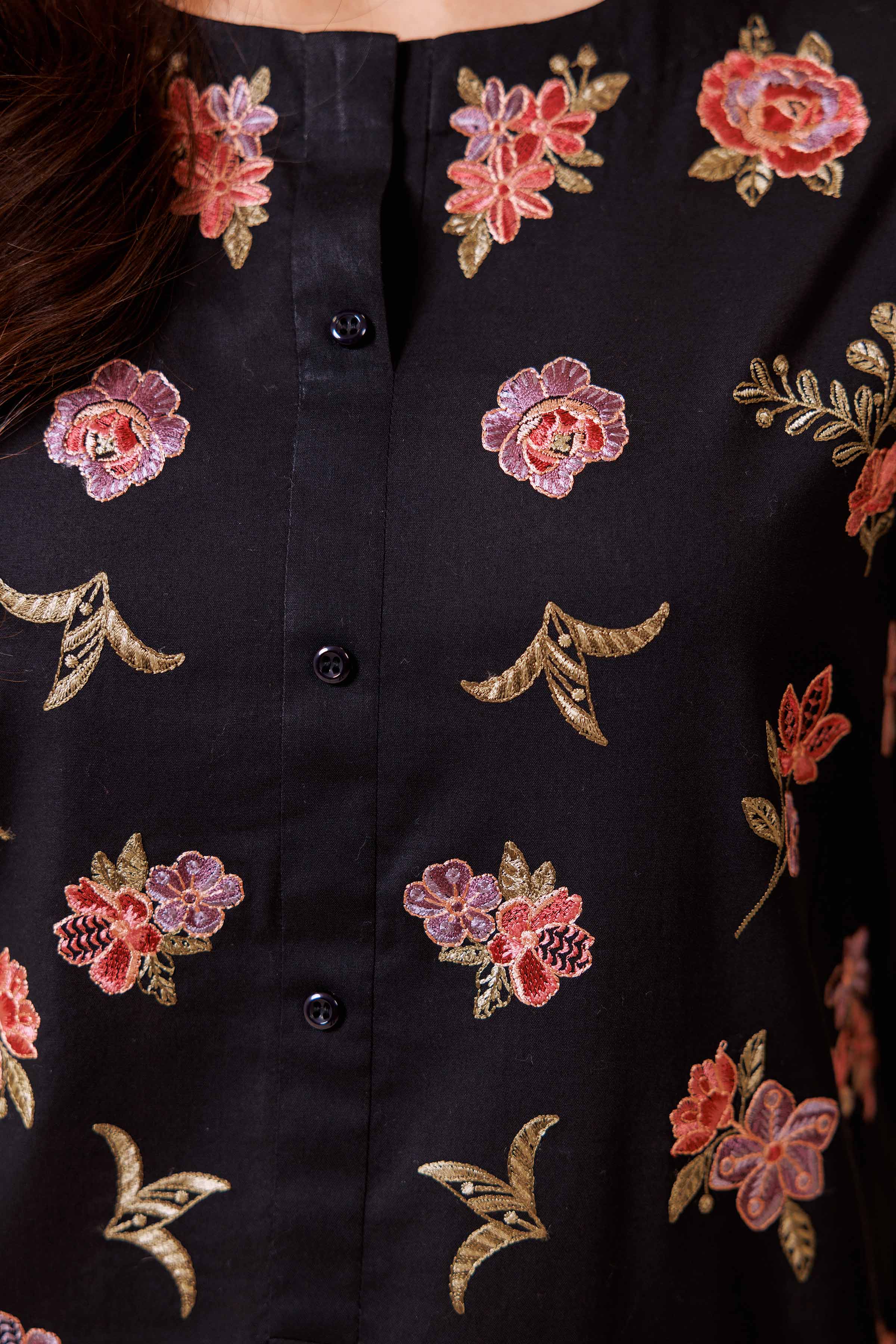 2 Piece - Embroidered Suit - KFE24-103 - Image 6