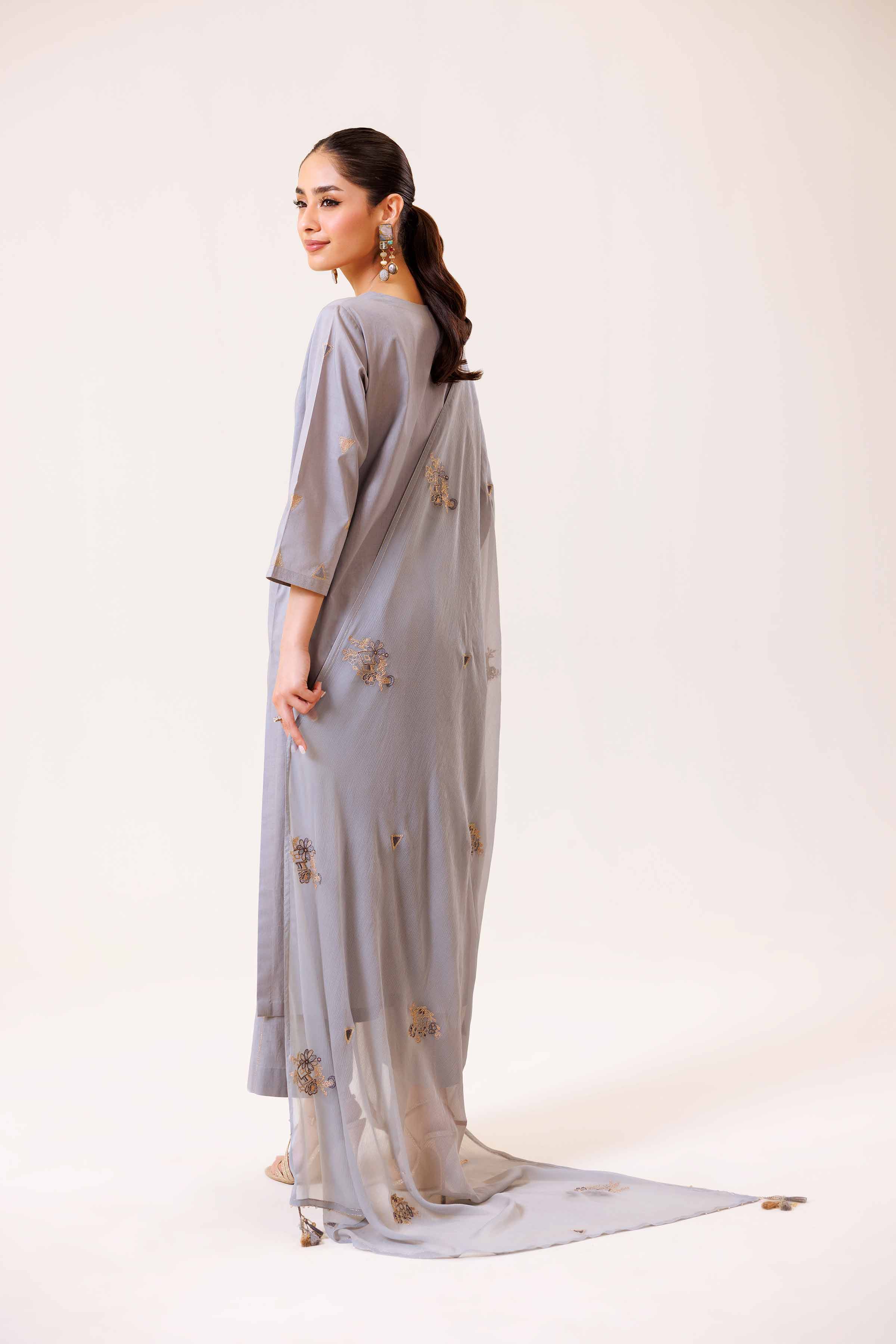3 Piece - Embroidered Suit - KFE24-17 - Image 4
